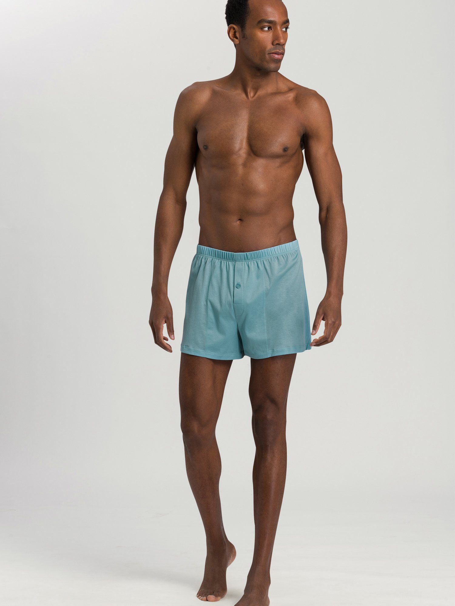 Sporty Cotton arctic blue Boxer Hanro