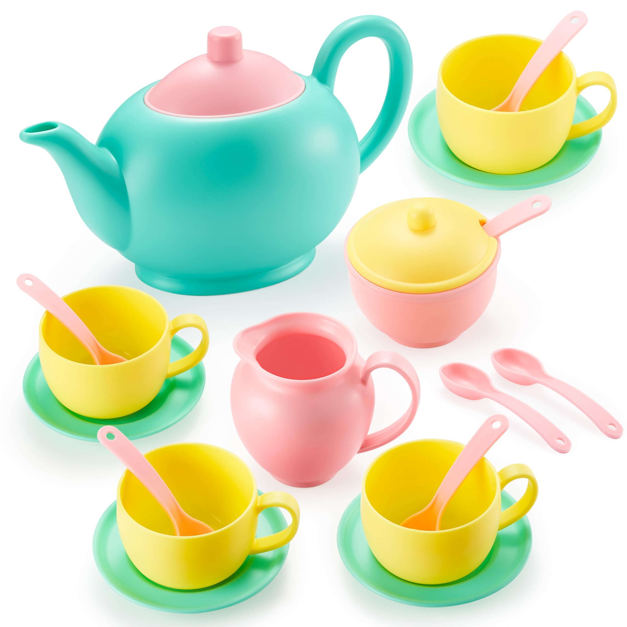 JOYIN Spielgeschirr JOYIN Teeservice Kinder Set,Spielküche Zubehör,Tee Set Teeparty
