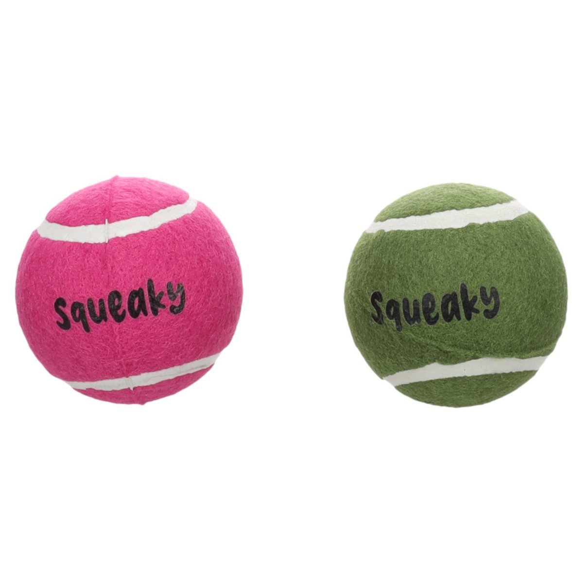 Tierball Hundespielzeug Smash Tennisball mit Squeaker - 2 Stück