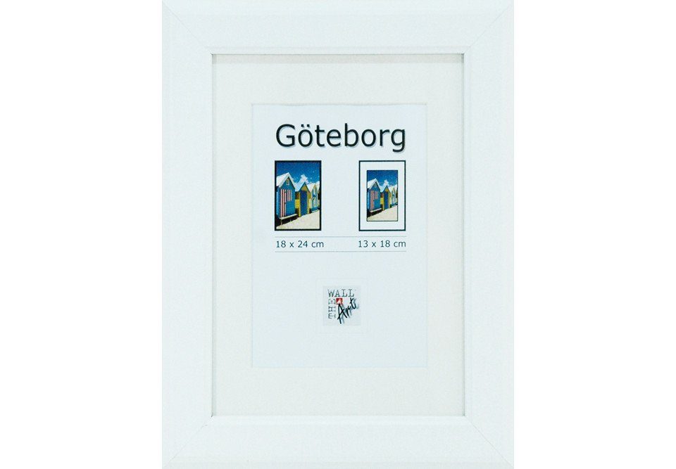 art of AG The the 24 Göteborg framing x Bilderrahmen weiß, Holz Wall - Bilderrahmen cm 18