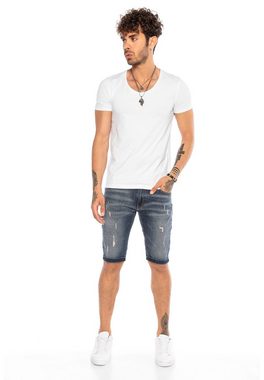 RedBridge Shorts mit trendigen Destroyed-Elementen