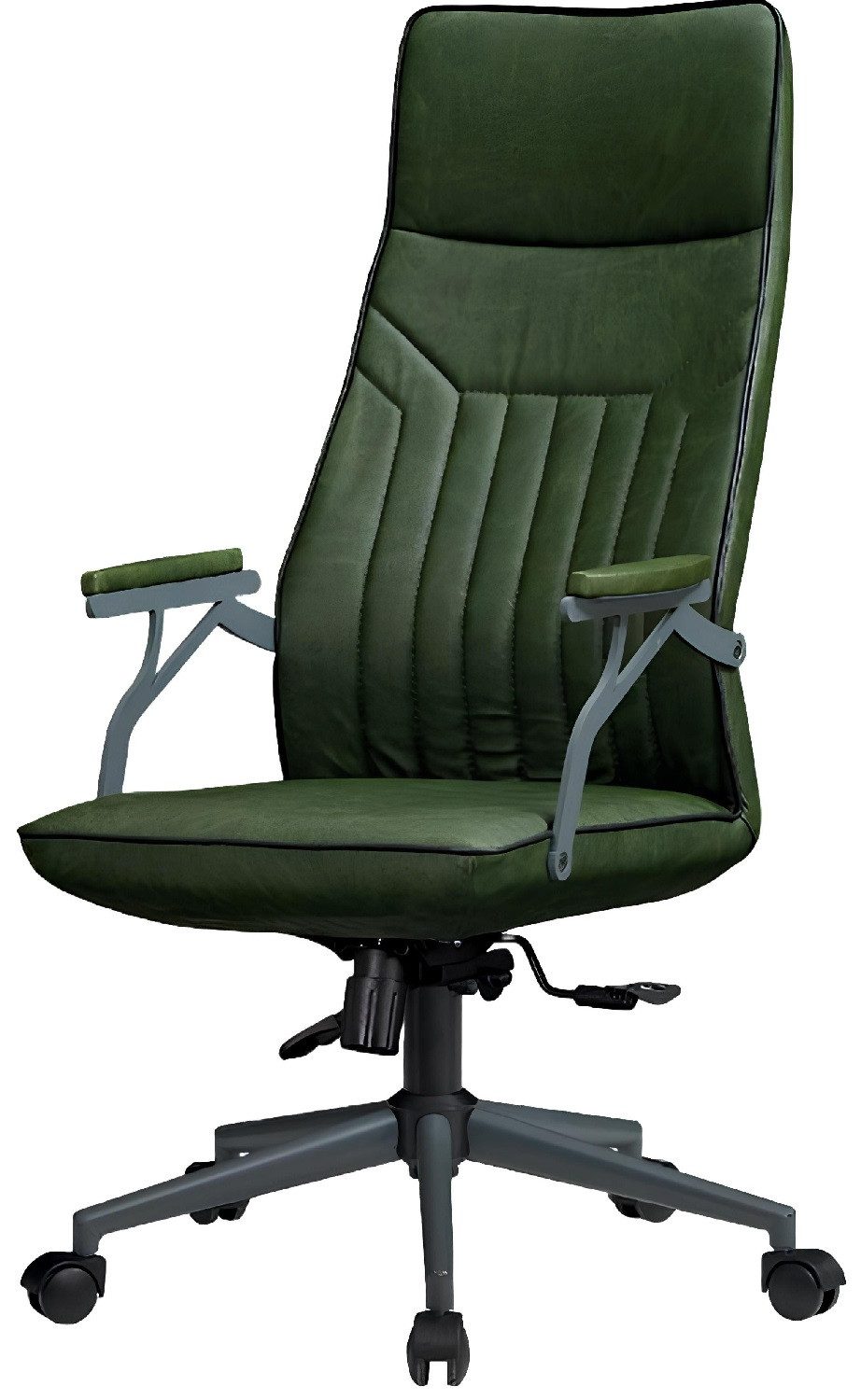 Xlmoebel Bürostuhl Ergonomischer Bürostuhl mit Rollen und verstellbarer Sitzhöhe, Hergestellt in Europa