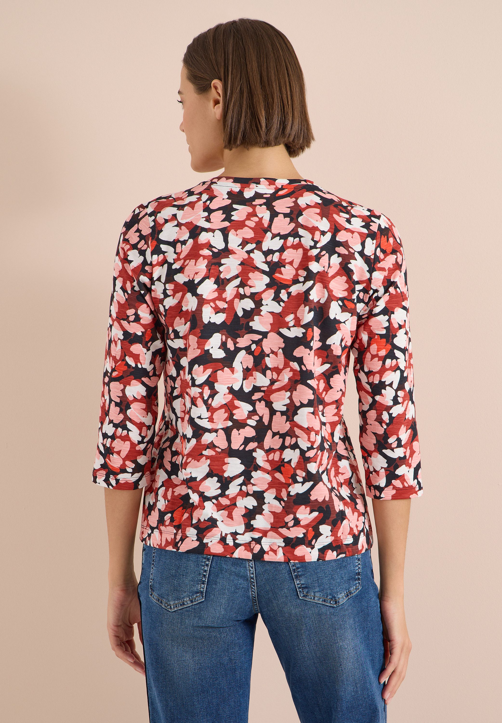 CECIL 3/4-Arm-Shirt mit allover Print