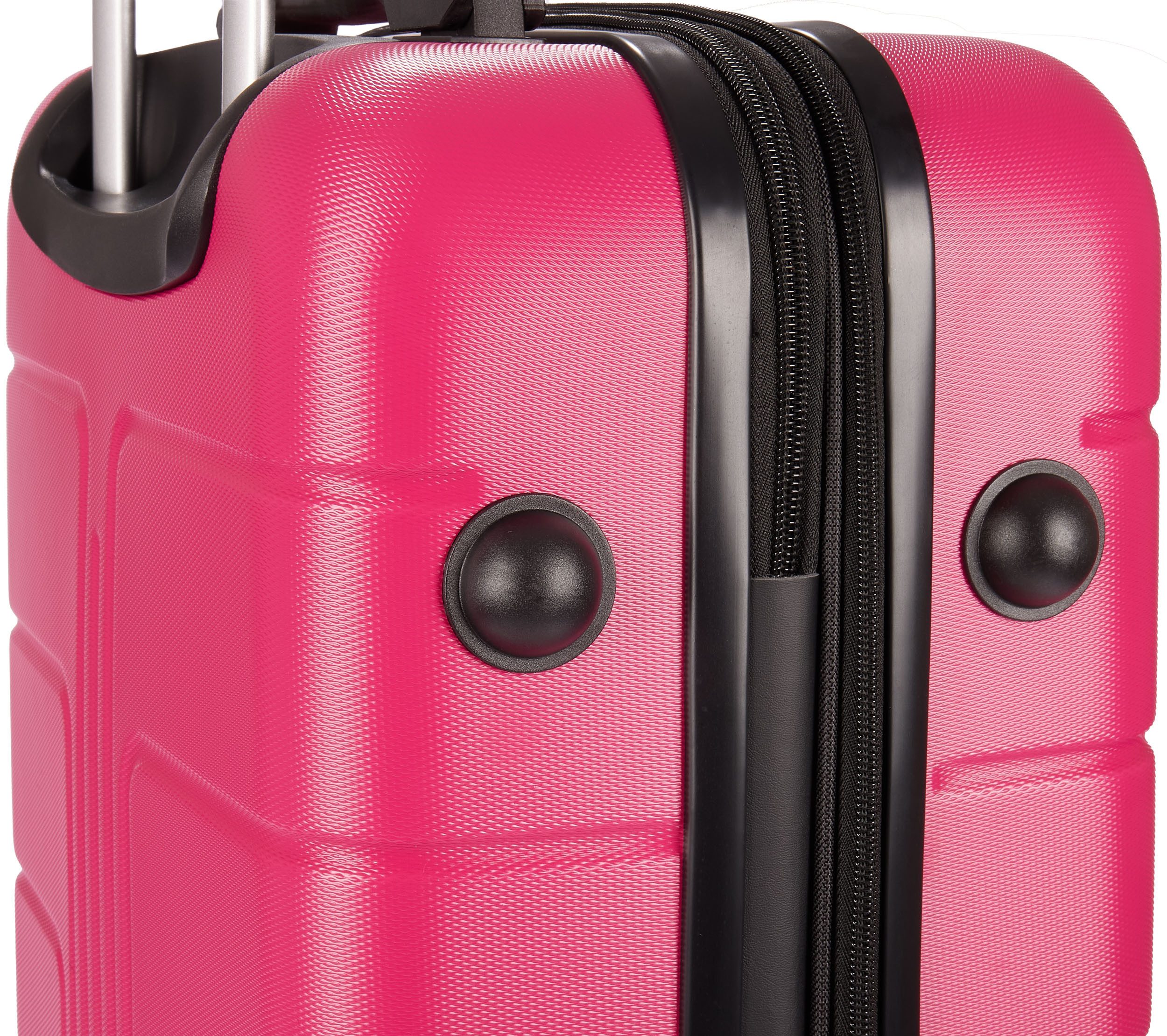 BRUBAKER Kofferset Miami - Erweiterbare Koffer mit Zahlenschloss, Rollen und Tragegriffen, 4 Rollen, (ABS Rollkoffer - Boardcase, 3 tlg., (M, L, XL), Hartschalen Reisekoffer Set inklusive Handgepäck