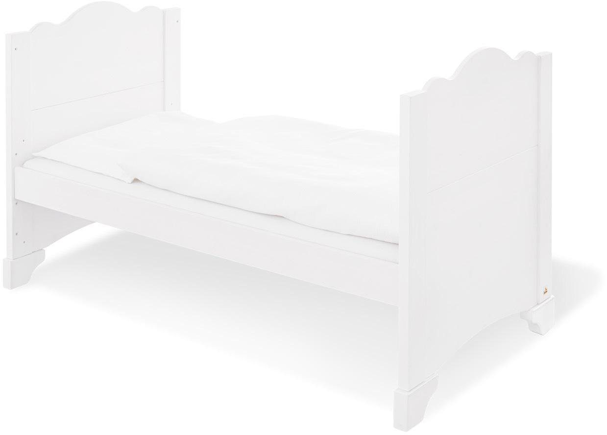 Möbel Babymöbel Pinolino® Babyzimmer-Komplettset Pino, (Set, 3-St), breit groß mit 3 Türen; Made in Europe; mit Kinderbett, Schr