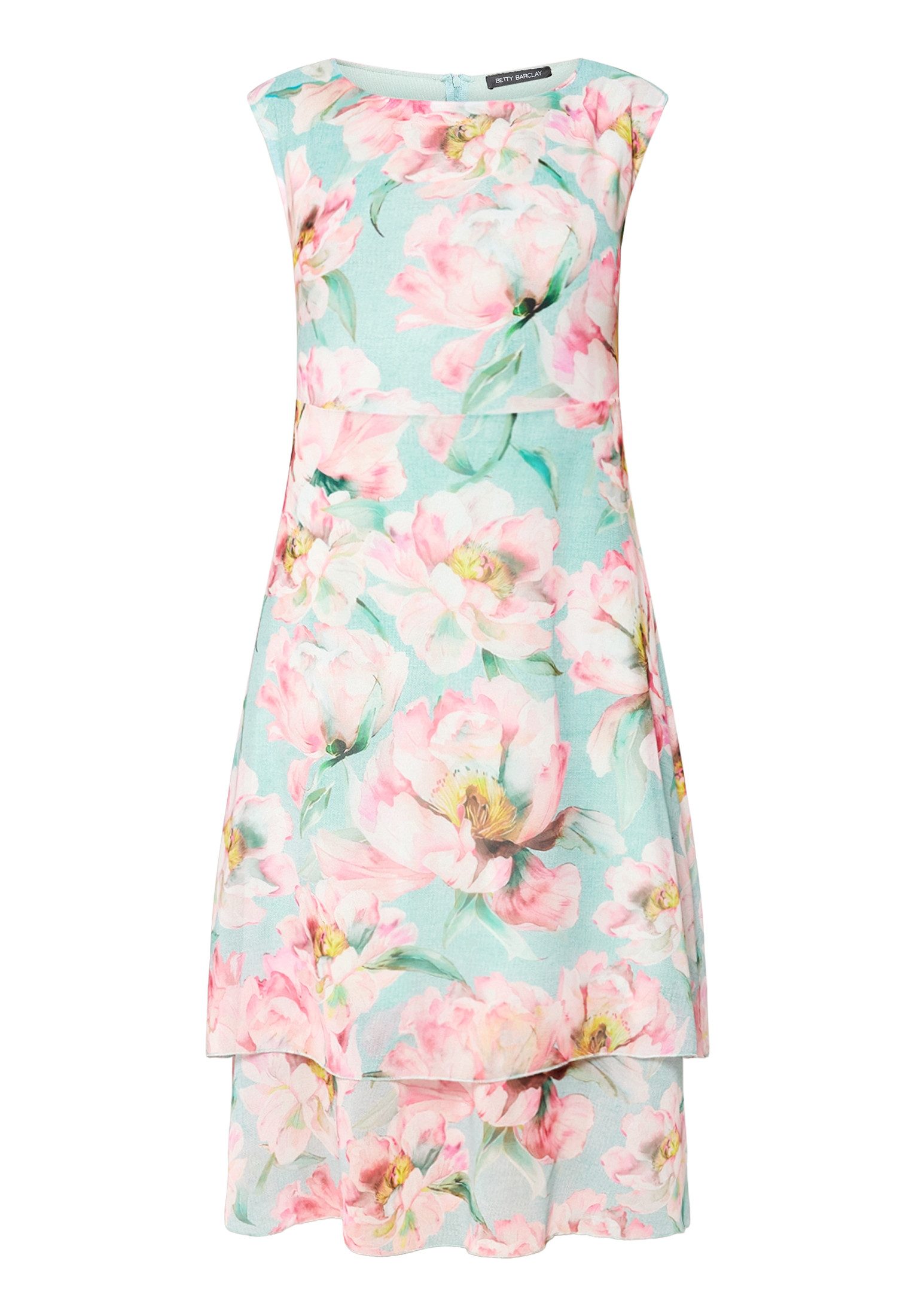Chiffonkleid Damen mit Bindegürtel