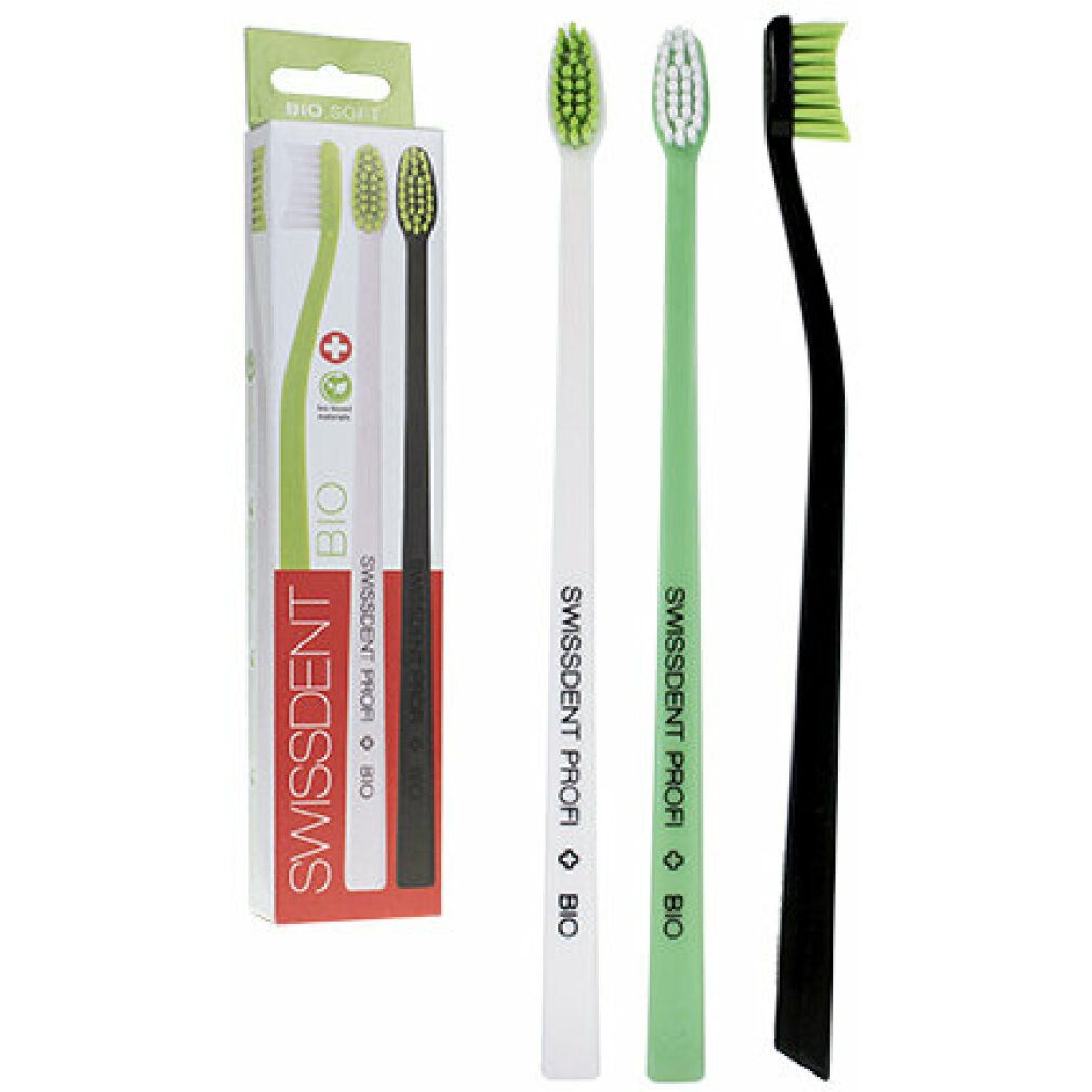 Swissdent Tierzahnbürste Profi Bio weiche Zahnbürsten 3tlg.