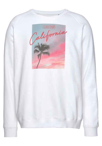 Levi's® Plus Sweatshirt »GRAFIC CREW« mit California-Print
