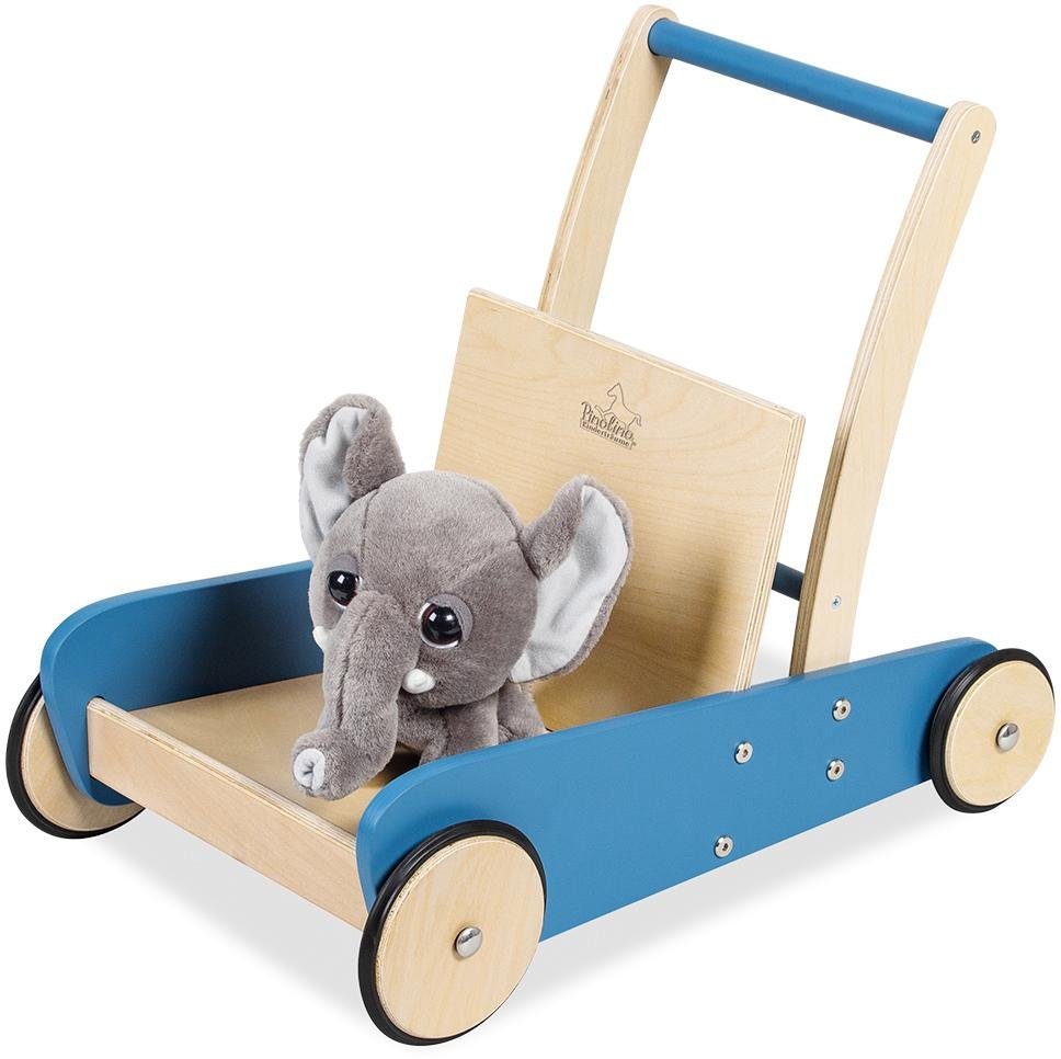 Image of Pinolino® Lauflernwagen »Mats, blau«, aus Holz