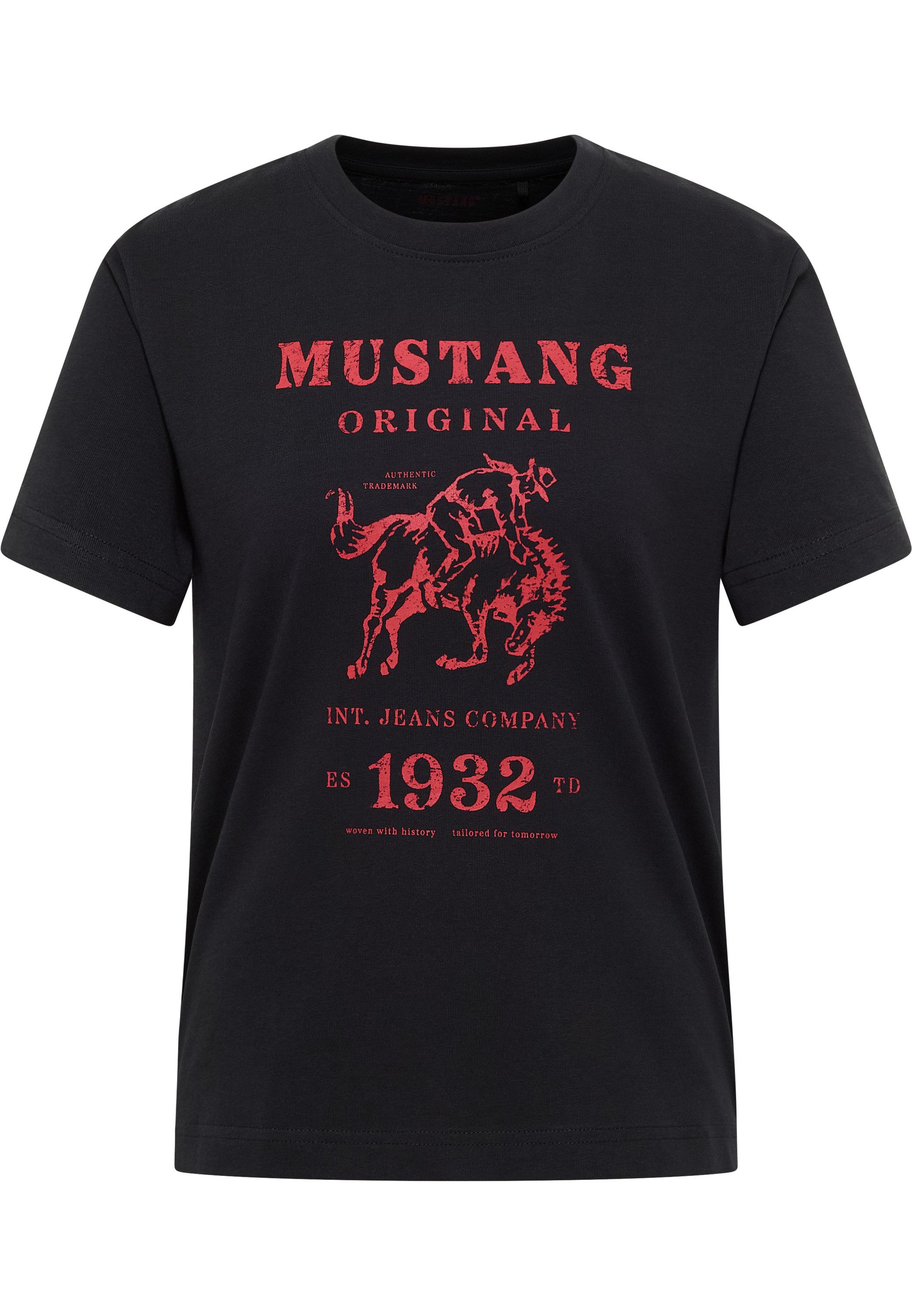 MUSTANG Kurzarmshirt Damen Style Floris