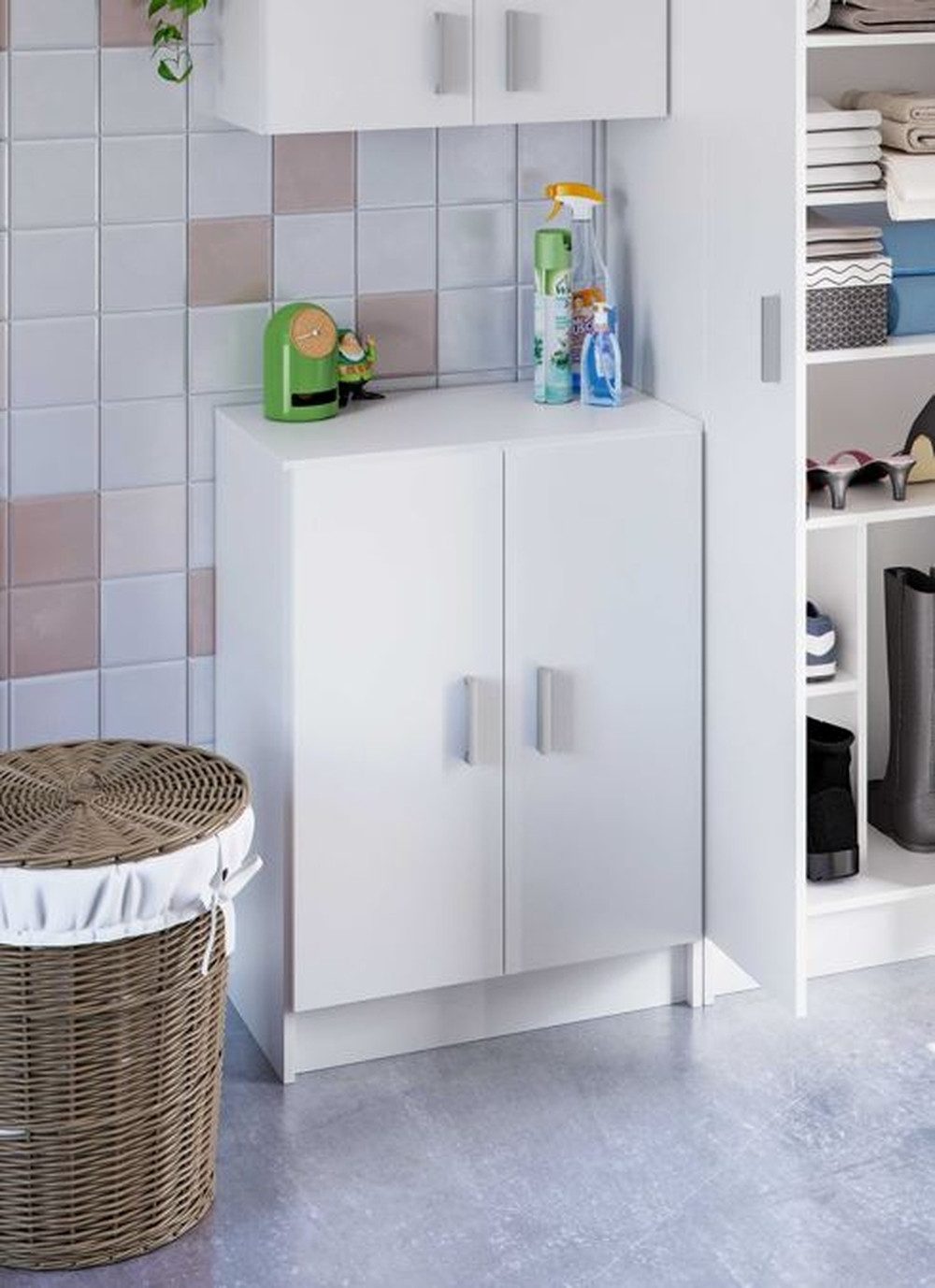 freiraum Unterschrank Multipurpose in Weiß - 59x80x37 (BxHxT)