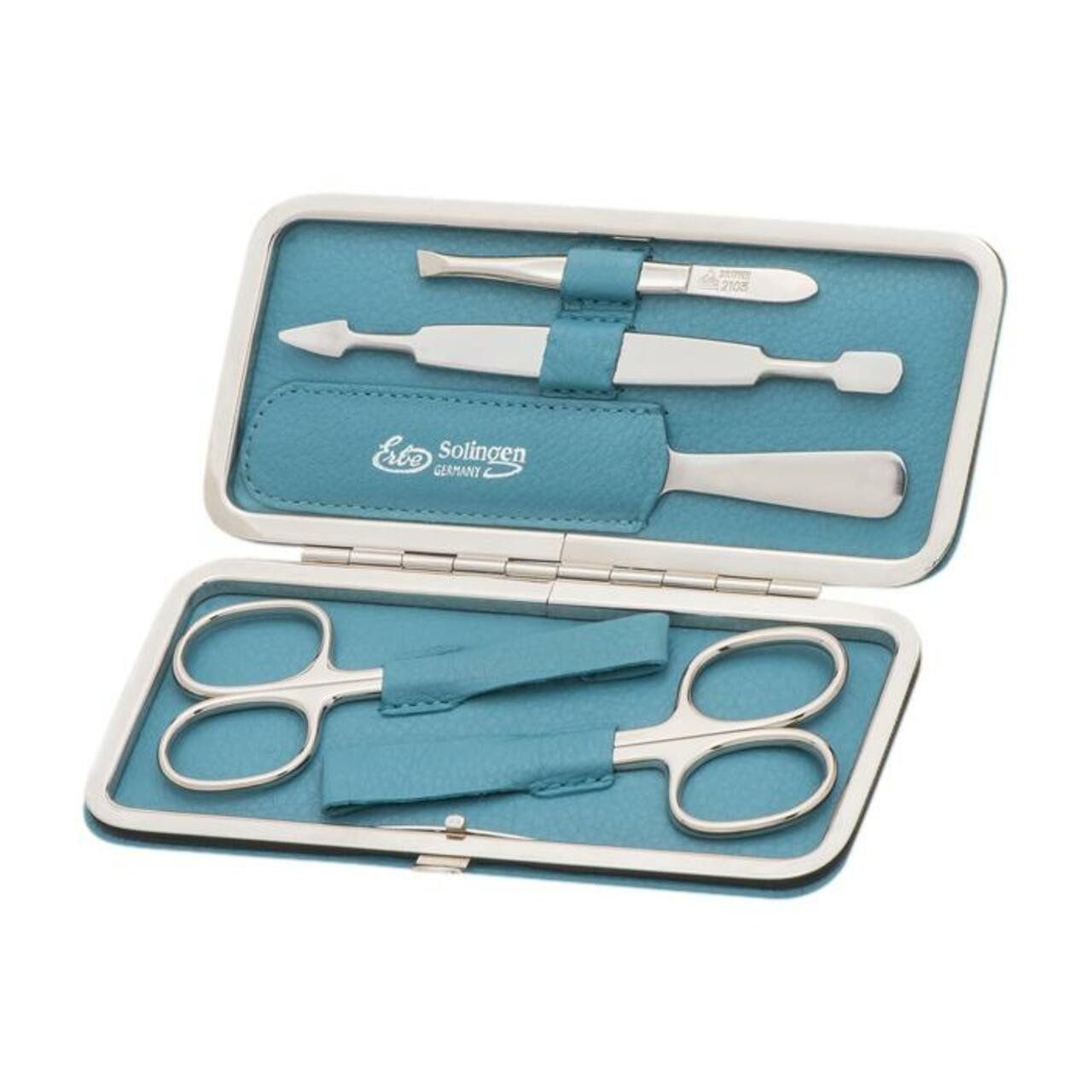 ERBE Maniküre-Pediküre-Set Bügel-Etui Lollipop, vernickelt, 1-tlg., für Alle Hauttypen