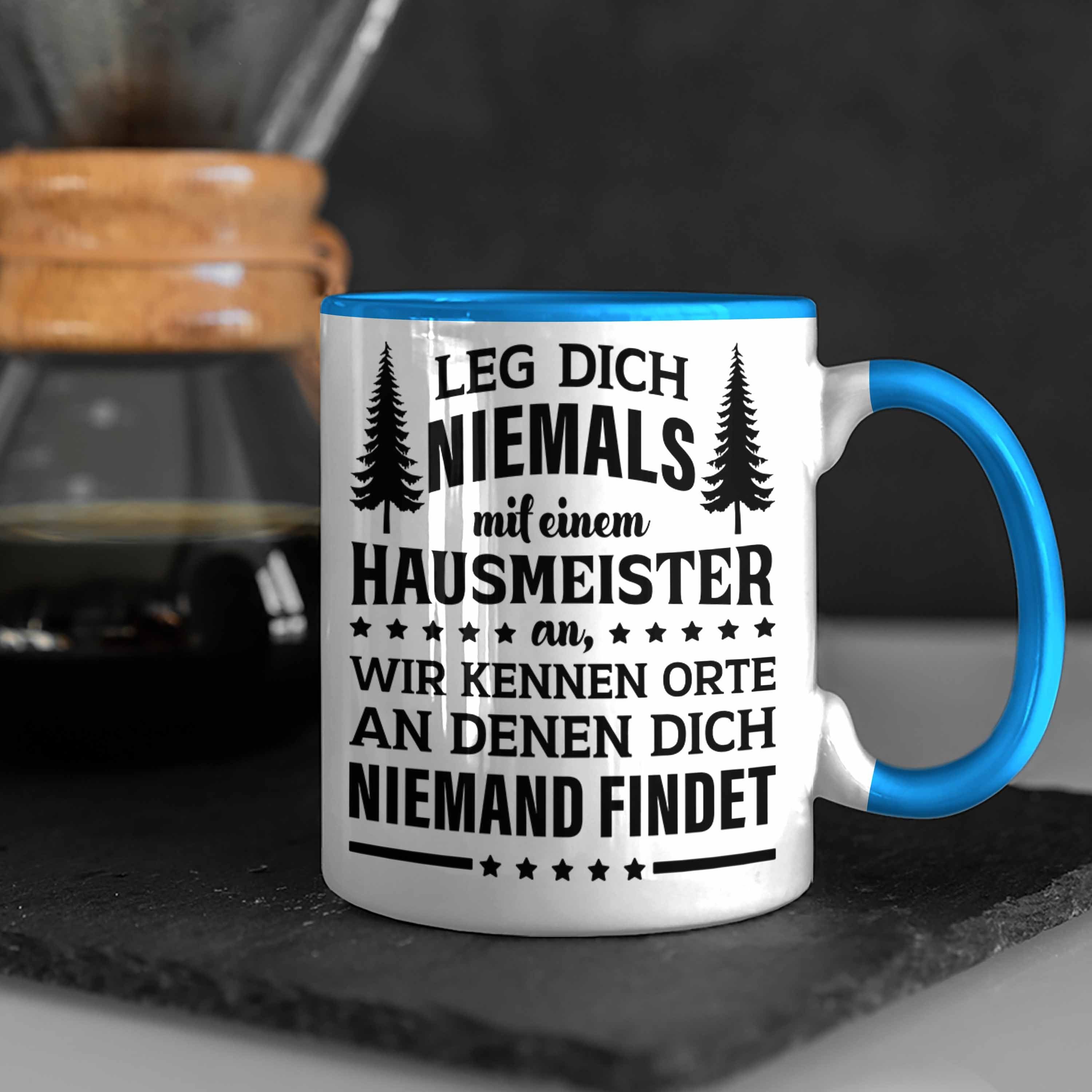 Geschenke Hausmeister Sprüche Haustechniker - Trendation Trendation Blau Tasse Tasse Spruch Lustig Lustige