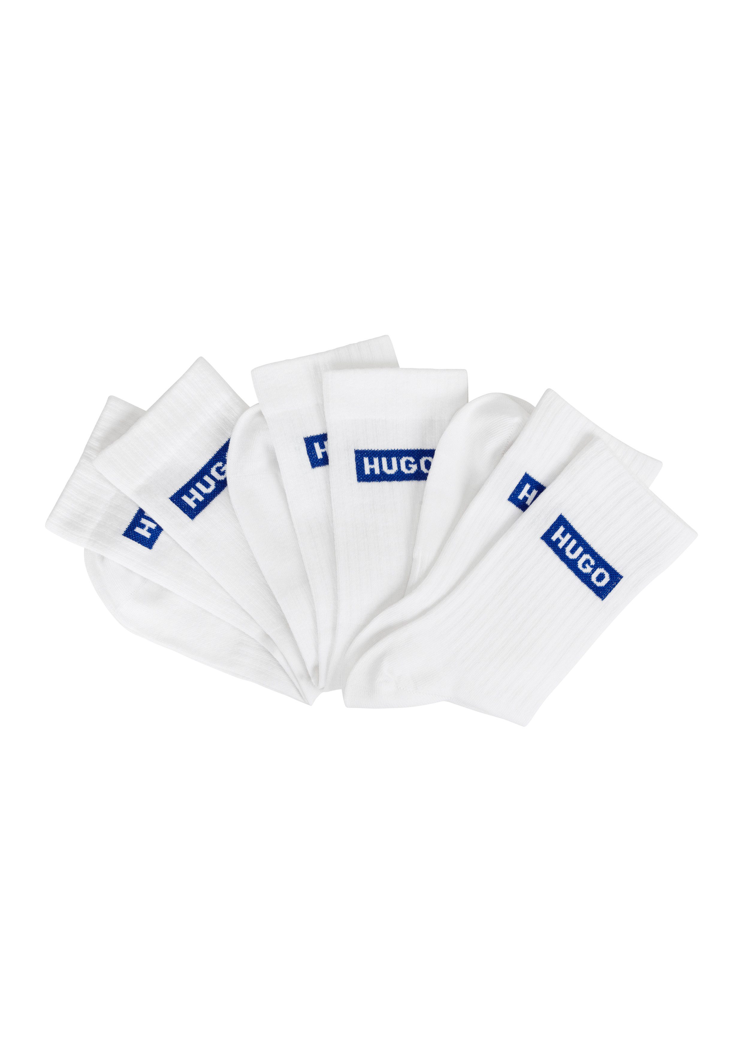 HUGO Socken 3P QS BLUE LOGO CC (3-Paar) Unisex Sportsocken günstig online kaufen