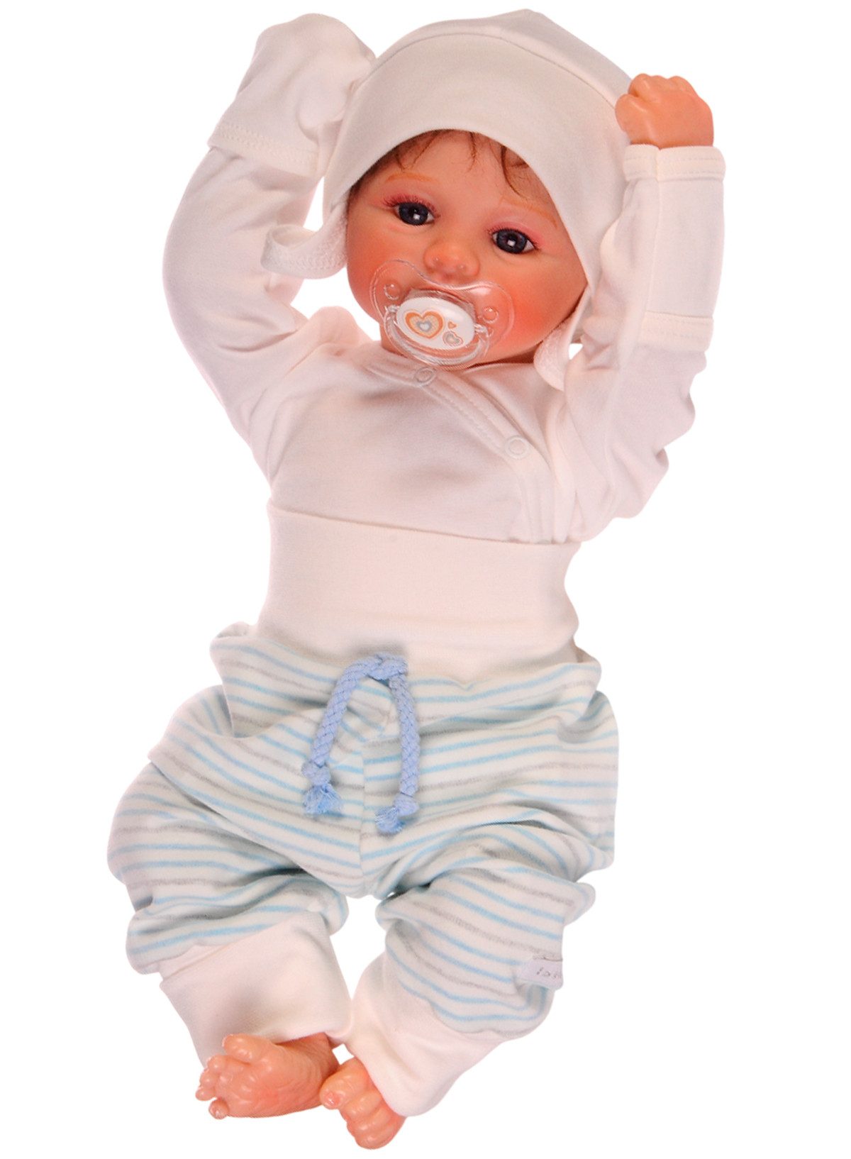 Erstausstattungspaket Baby Wickelbody Hose Mütze Erstlingsset Anzug für Neugeborene