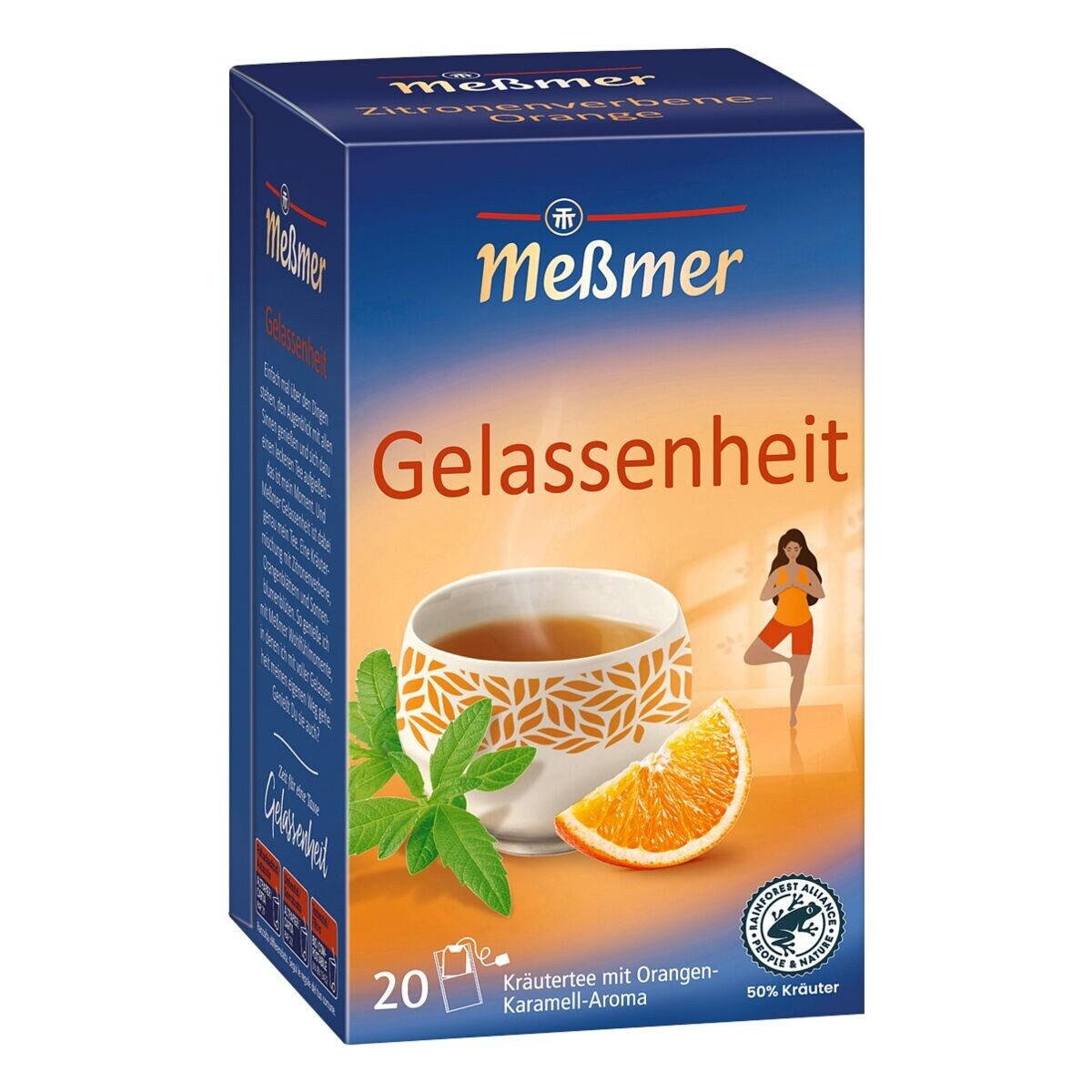 Meßmer Tee Gelassenheit, Kräutertee mit Orangen-Karamell-Aroma