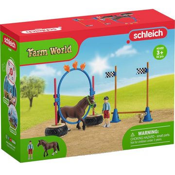 Schleich® Spielfigur Farm World Pony Agility Rennen