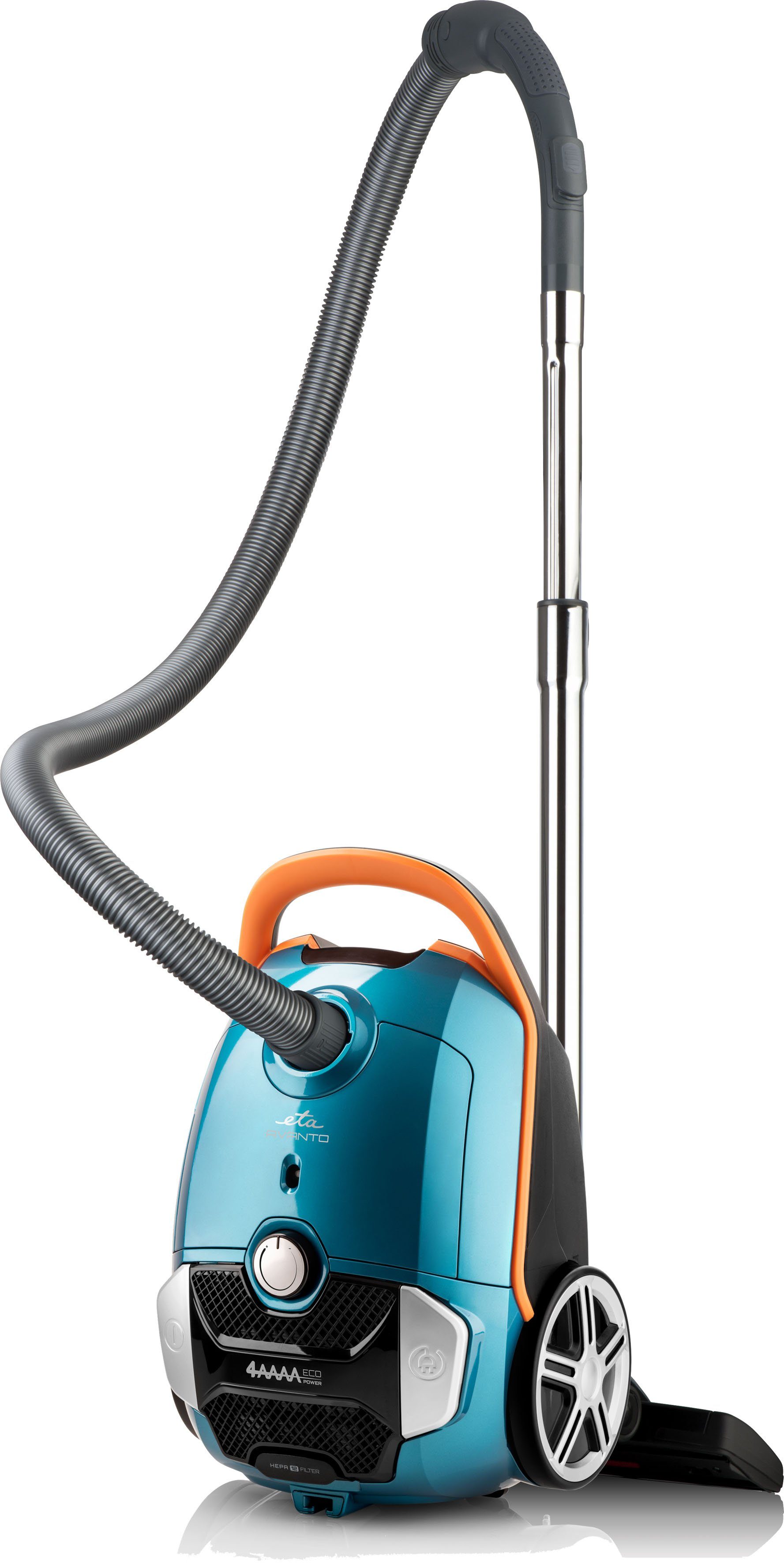 eta Bodenstaubsauger AVANTO blau ETA351990010, 800 W, mit Beutel, HEPA Filter Nr. 12, geeignet für Haushalt mit Haustieren.