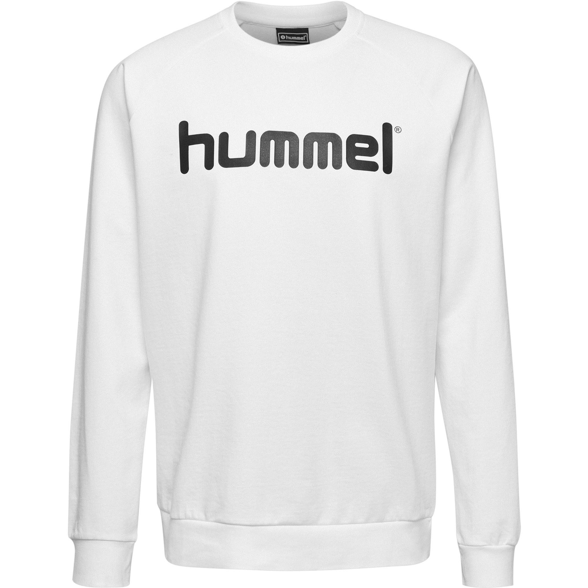 Fleecepullover Hummel Kinder Pullover Go Kids Cotton Logo Sweatshirt 203516