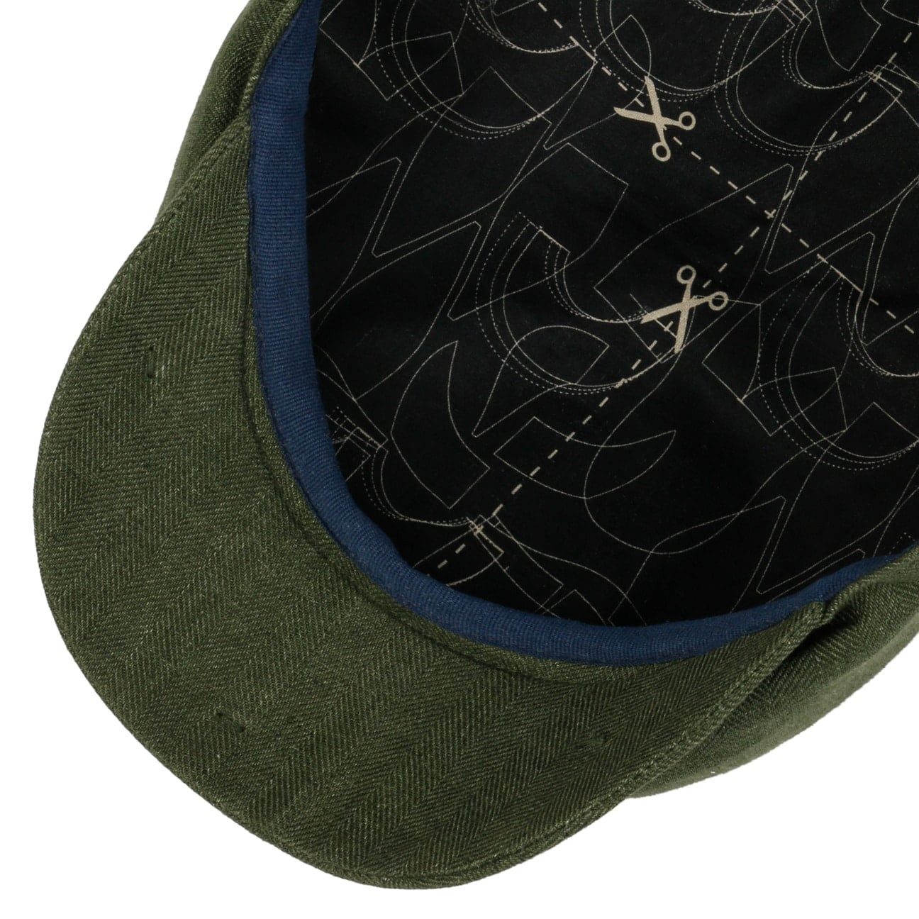 Balmoral Flat Cap (1-St) Schirmmütze mit Schirm, Made in the EU