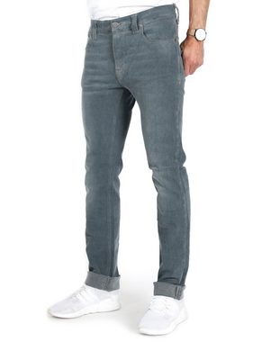 Nudie Jeans Slim-fit-Jeans Bio Baumwolle Stretch Hose Thin Finn Org. Lighter Shade