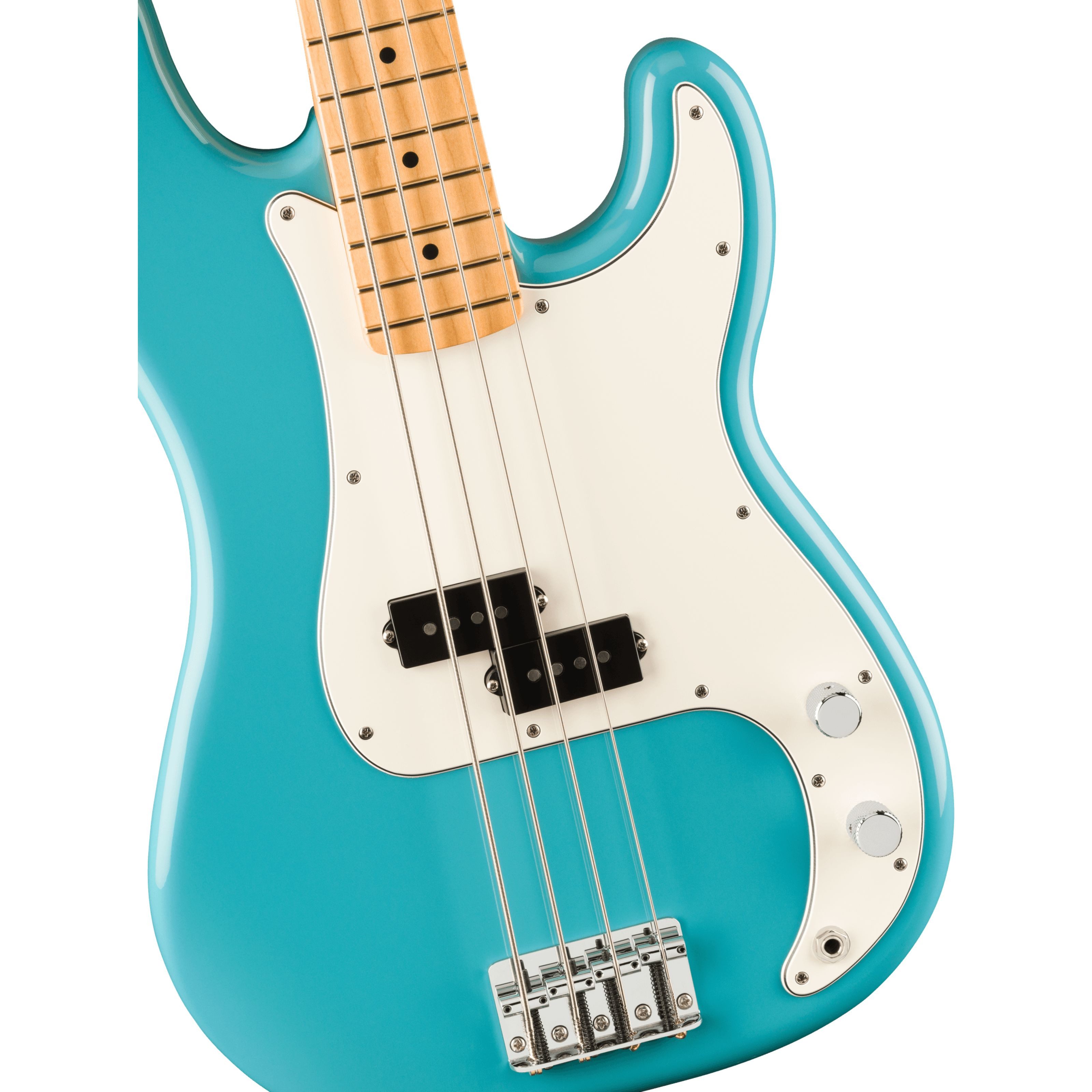 Fender E-Bass, E-Bässe, 4-Saiter E-Bässe, Player II Precision Bass MN Aquatone Blue - E-Bass