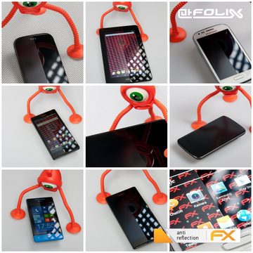 atFoliX Schutzfolie für Fairphone 3, (3 Folien), Entspiegelnd und stoßdämpfend