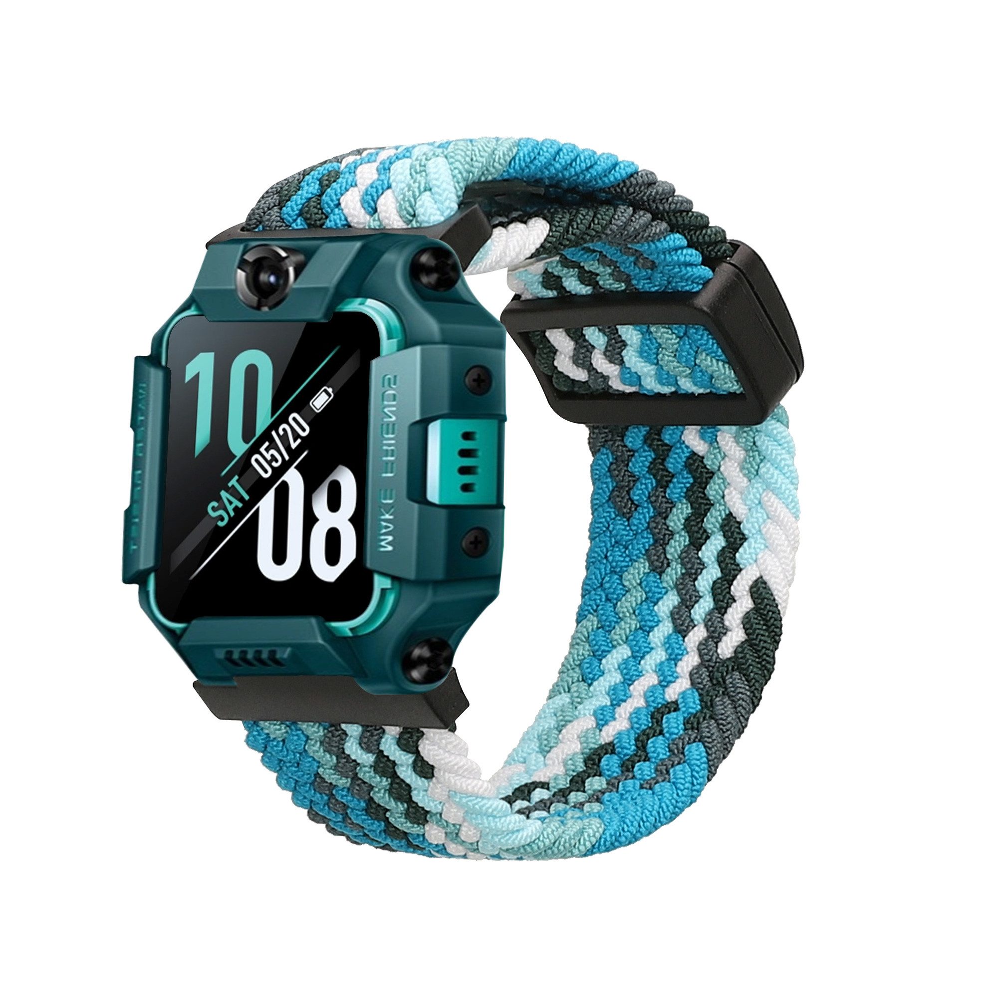 kwmobile Ersatzarmband für imoo Watch Phone Z1 / Z7 / Z6 Armband Smartwatch, 1-tlg., Nylonarmband mit Magnetverschluss - Hellblau