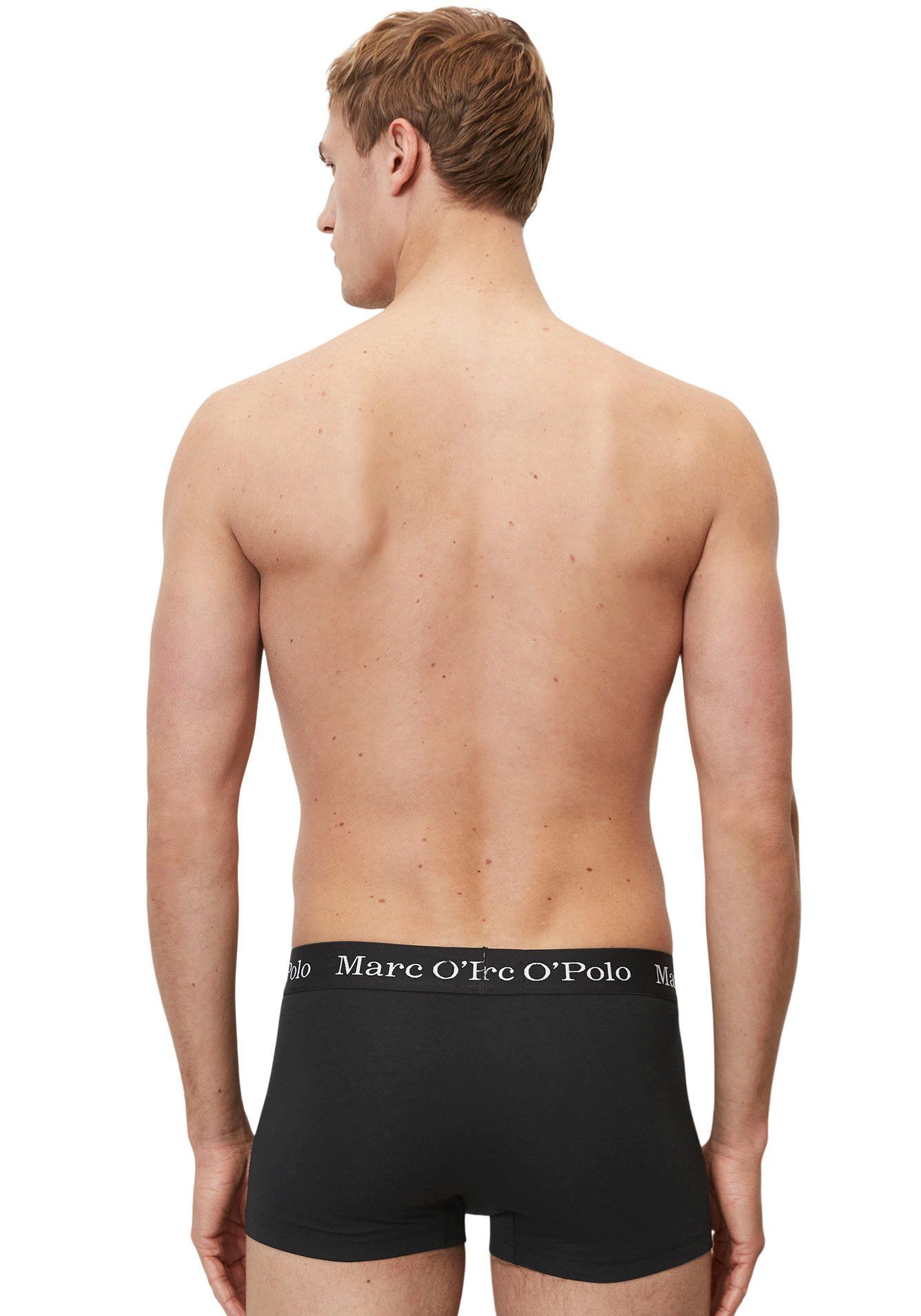 Marc O'Polo Boxershorts Elements (Packung, Logobund Elastischer 3-St) schwarz