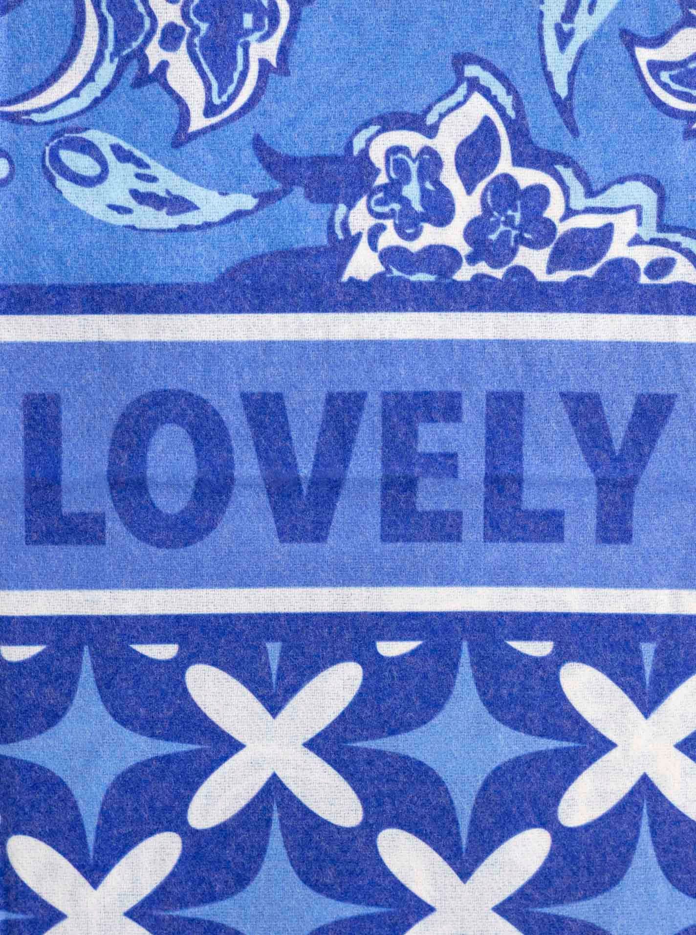 Zwillingsherz Schal "Love & More", stylischer Schal mit Schriftzug