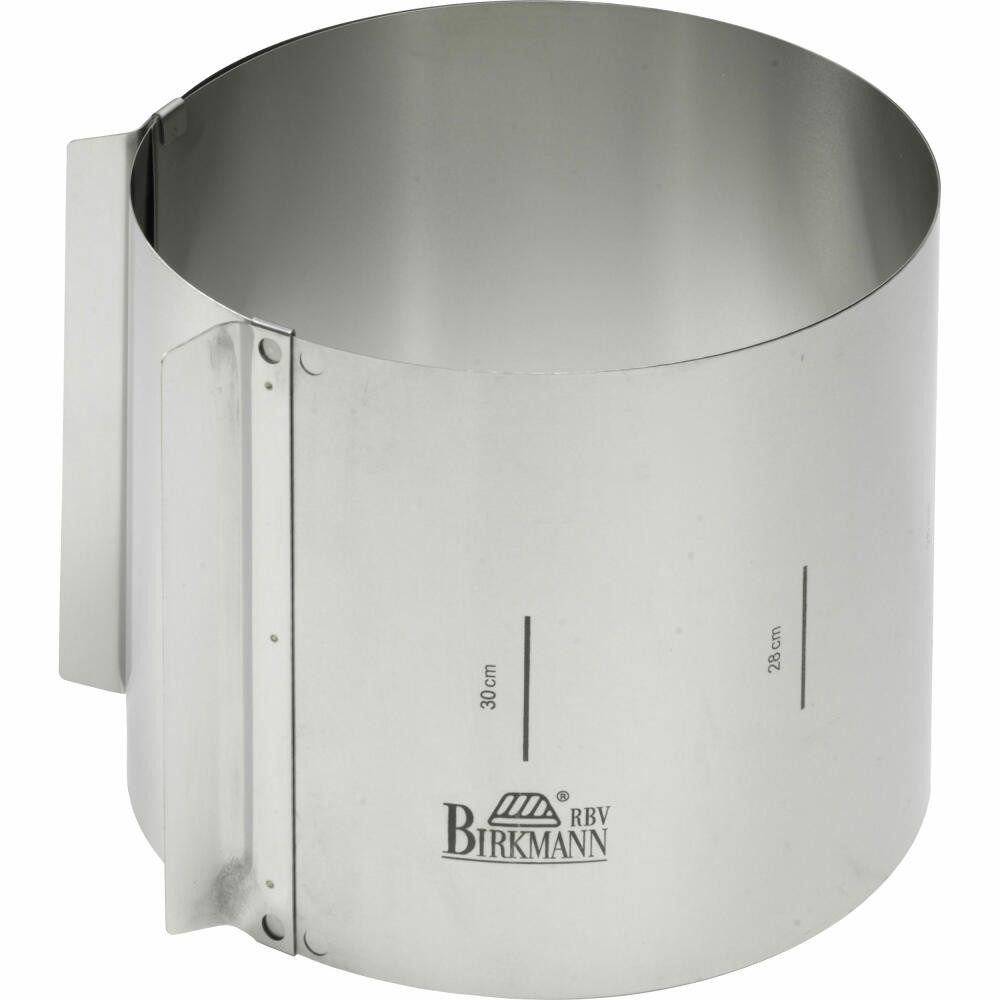 Birkmann Tortenring Easy Baking Extra Hoch, Edelstahl
