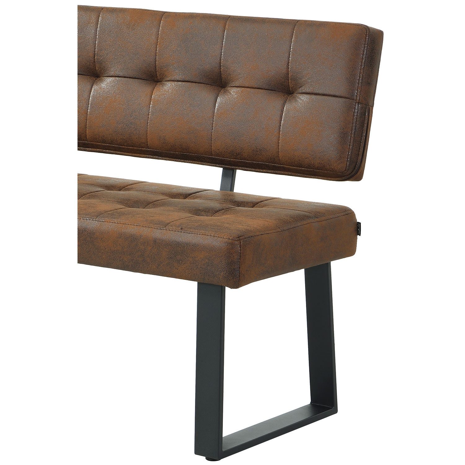 B&D home Eckbank AKA (2-St), beidseitig montierbar, gepolstert, mit Rückenl günstig online kaufen