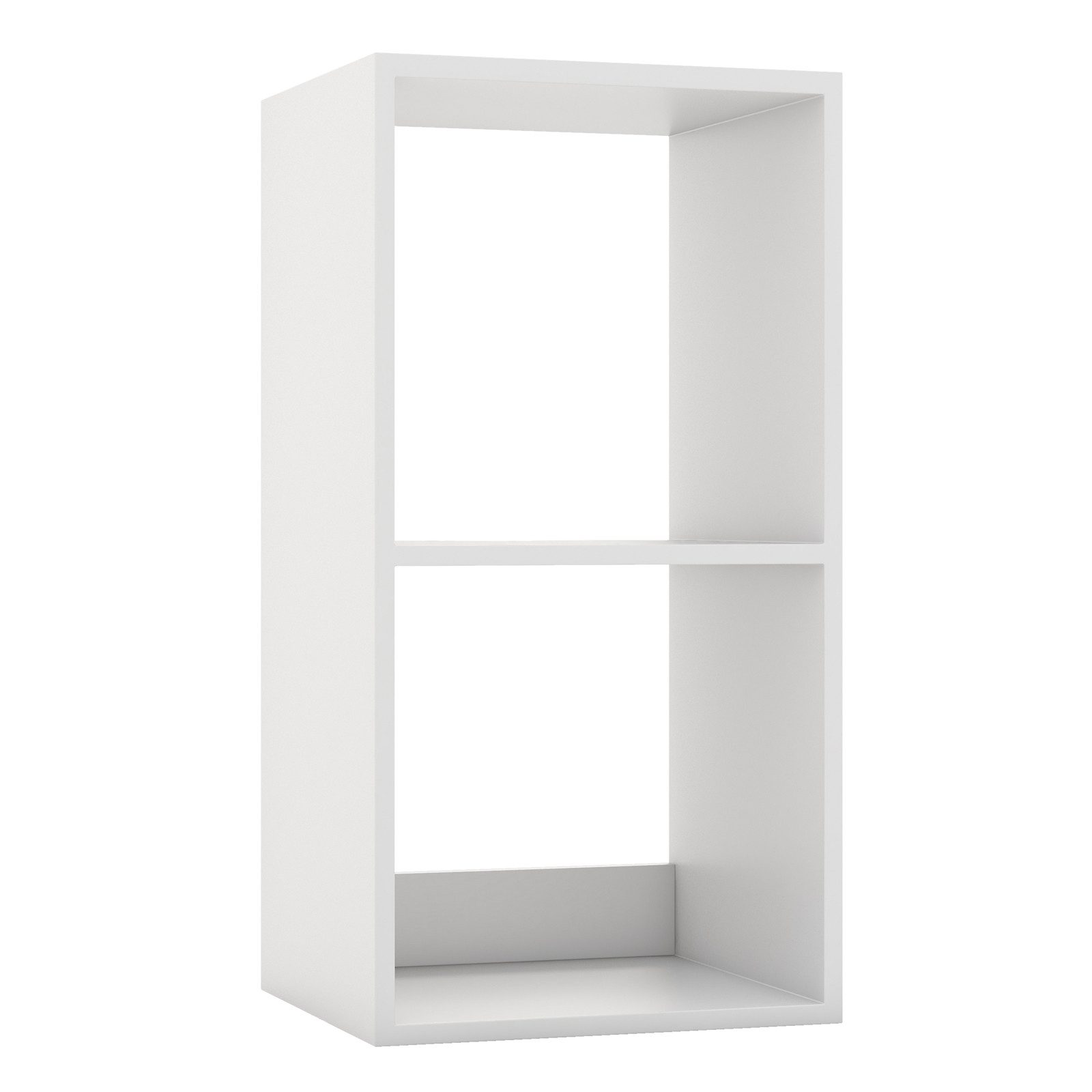 COSTWAY Bücherregal, Standregal 2 Fächer, bis 20kg, 35x33x69,5cm