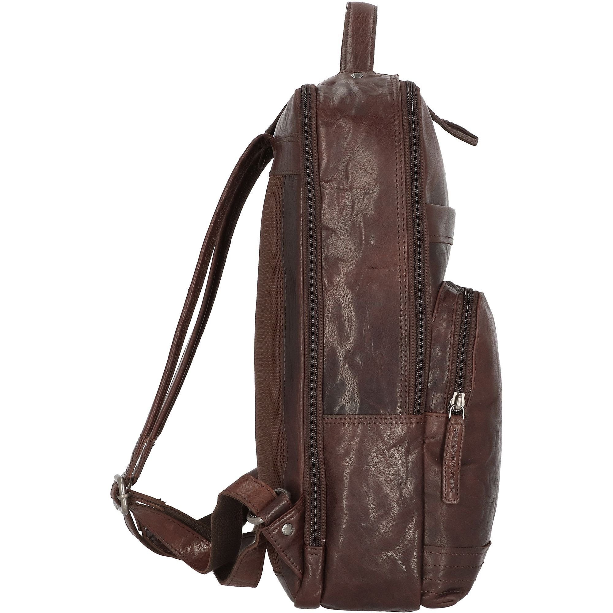 Spikes & Sparrow Laptoprucksack, Leder