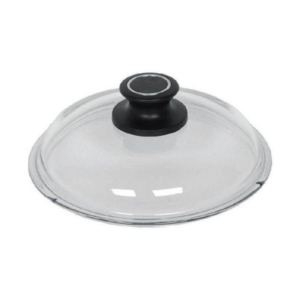 AMT-Gastroguss Deckel Glasdeckel 32cm rund mit Deckelknopf, (1-tlg), Glasdeckel, Ø32cm, Glas