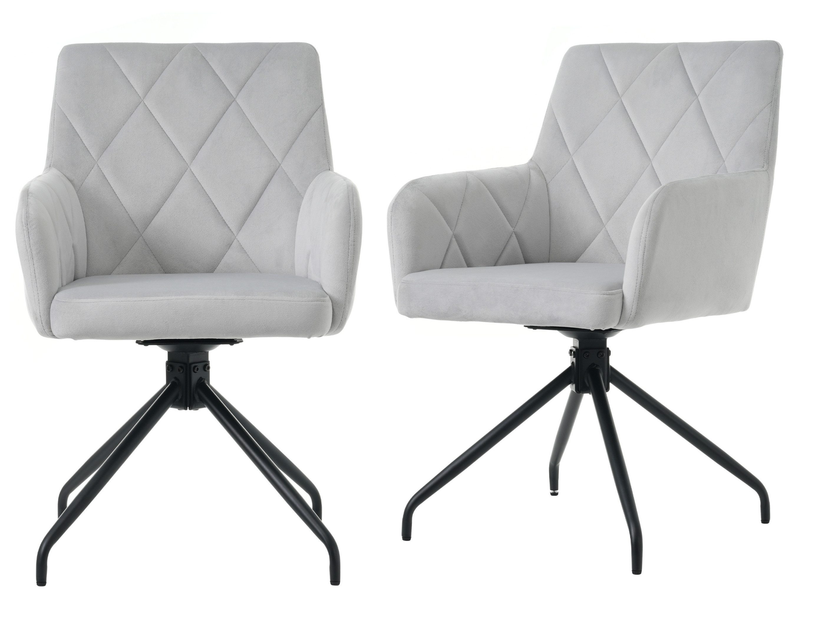 SeedWave Esszimmerstuhl Samt Esszimmer-Drehstuhl mit Armlehne, günstig online kaufen
