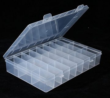 BAYLI Aufbewahrungsbox Sortimentkasten mit 24 Fächern, Kleinteilmagazin - Aufbewahrungsbox