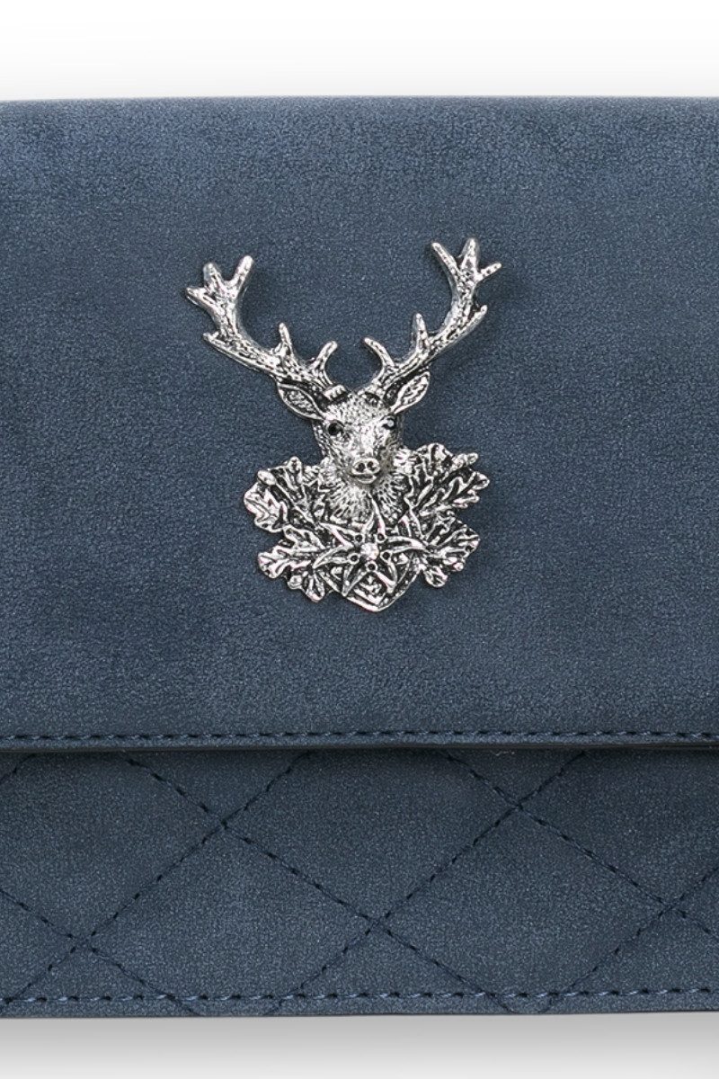 CASSANDRA Handtasche Trachtentasche - FINJA - taubenblau, braun günstig online kaufen