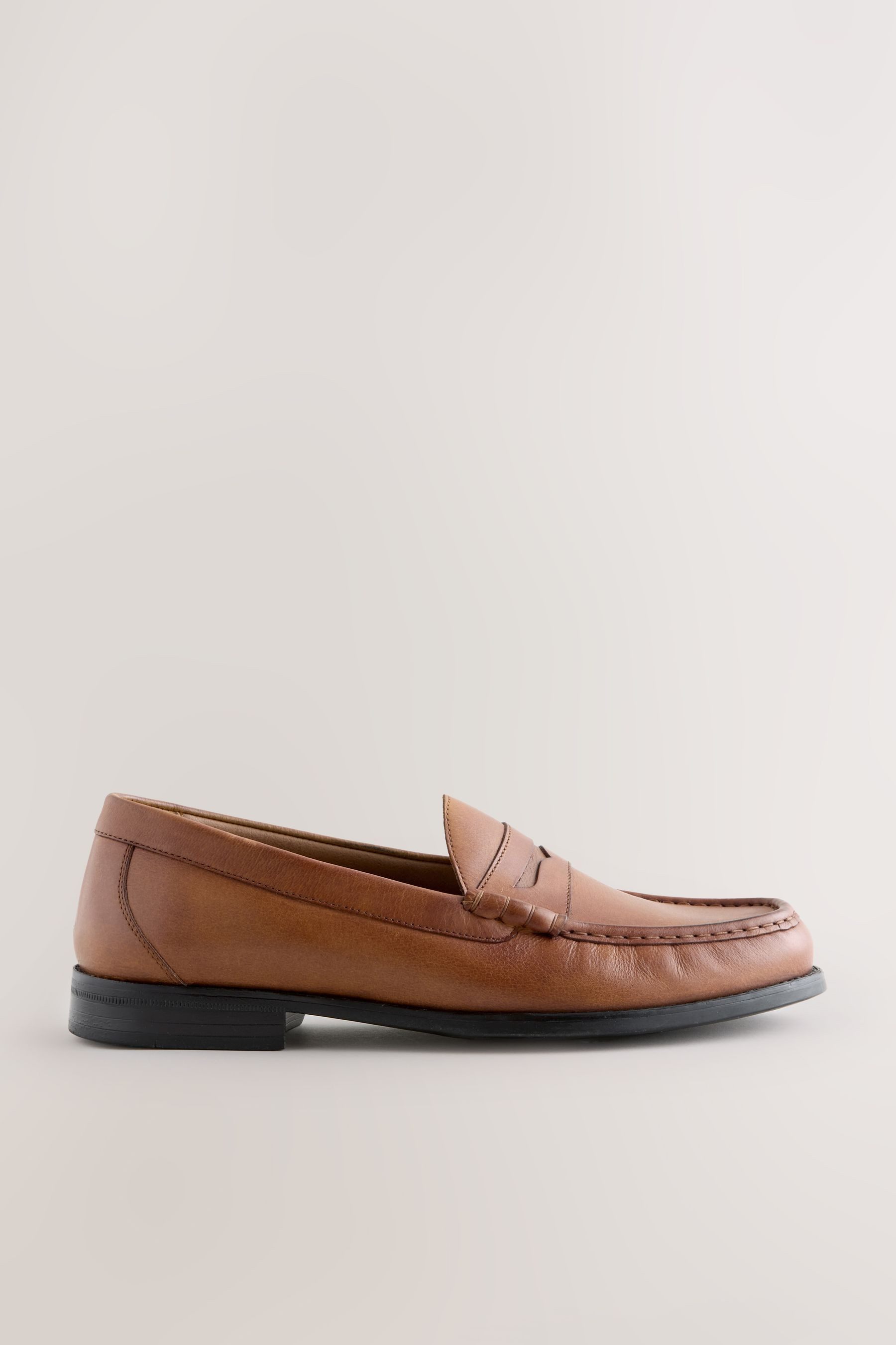 Next Penny Loafer aus Leder, weite Passform Loafer (1-tlg)
