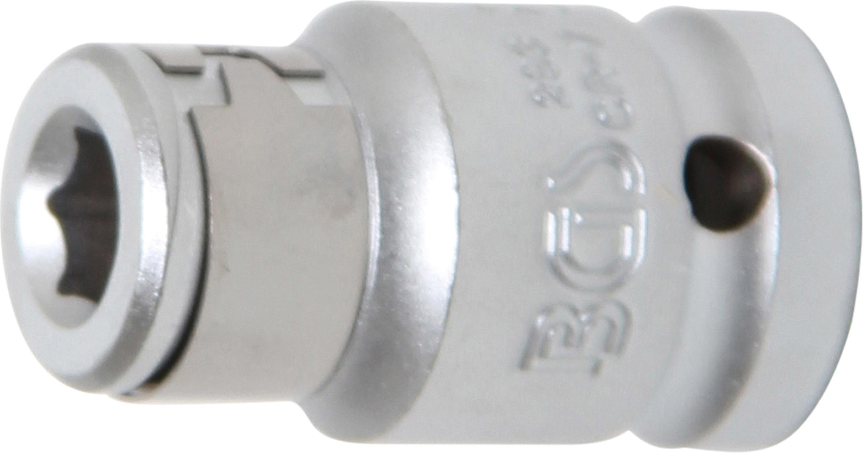 BGS technic Bit-Schraubendreher Bit-Adapter mit Haltekugel, Innenvierkant 12,5 mm (1/2), Innensechskant 8 mm (5/16)