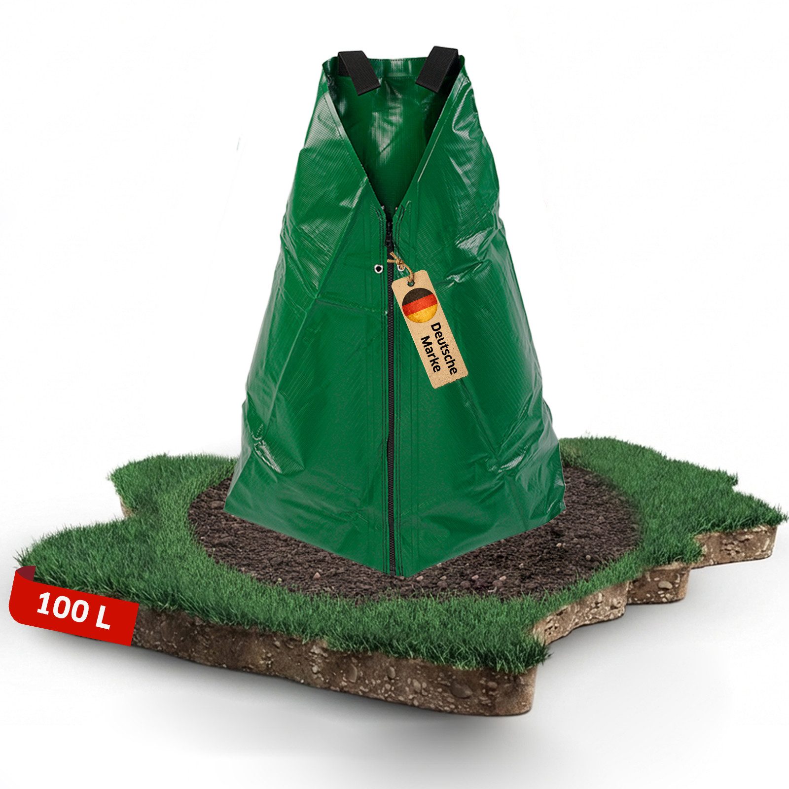 NOOR Bewässerungssystem FROGBAG PRO 100 Liter - erweiterbare Baumbewässerung, (1-tlg), Bewässerungssack für eine nachhaltige und effiziente Bewässerung