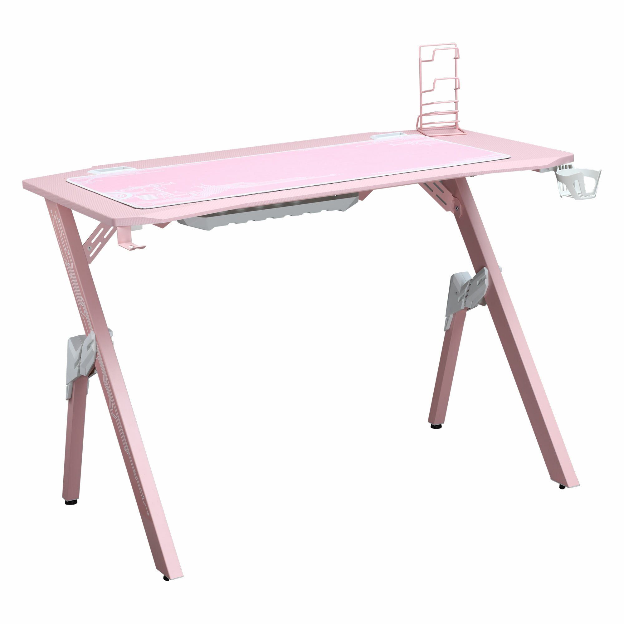 HOMCOM Schreibtisch Gaming Tisch