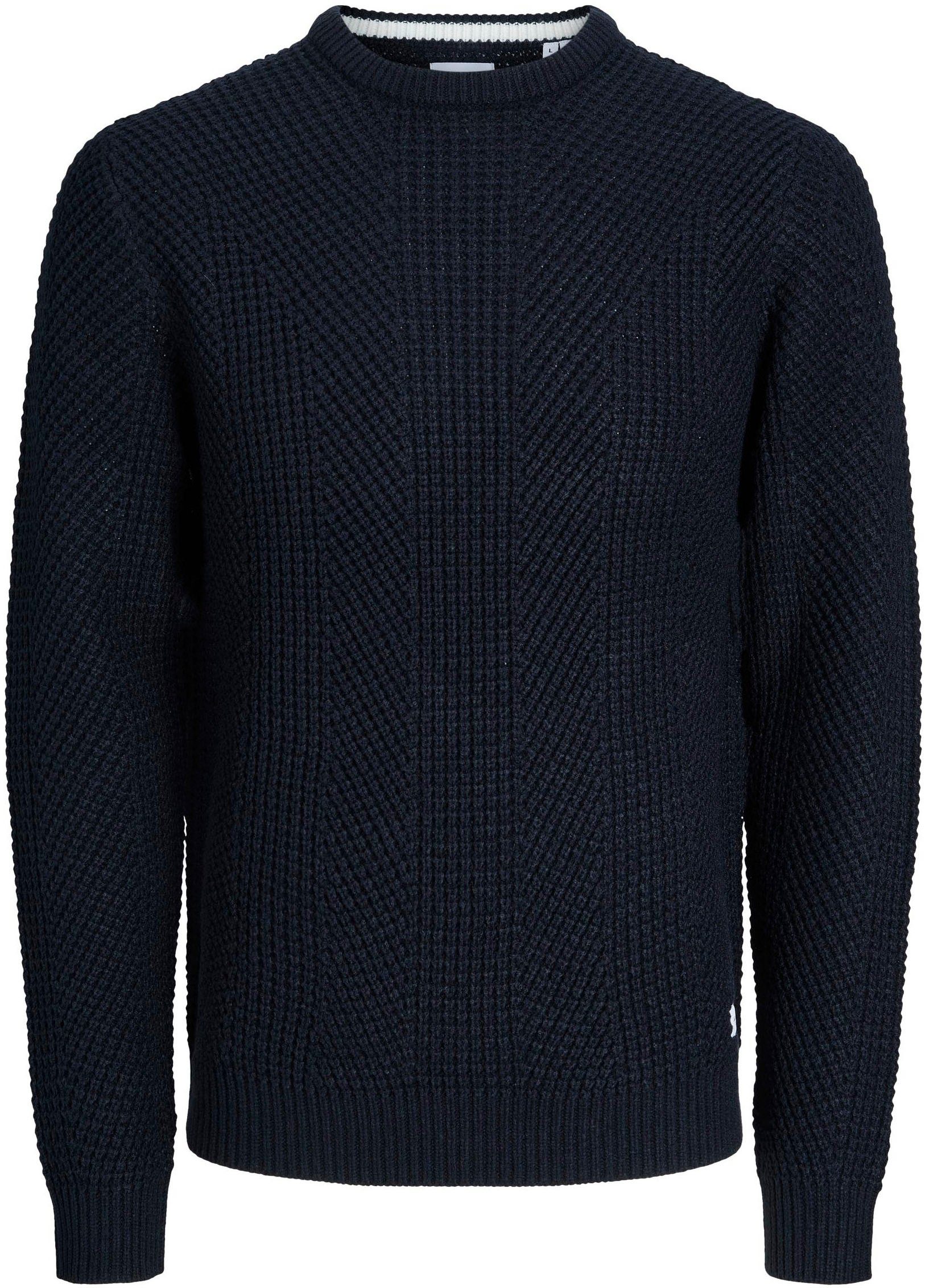 JJSTANDFORD Jack Strickpullover navy Jones CREW NECK KNIT &