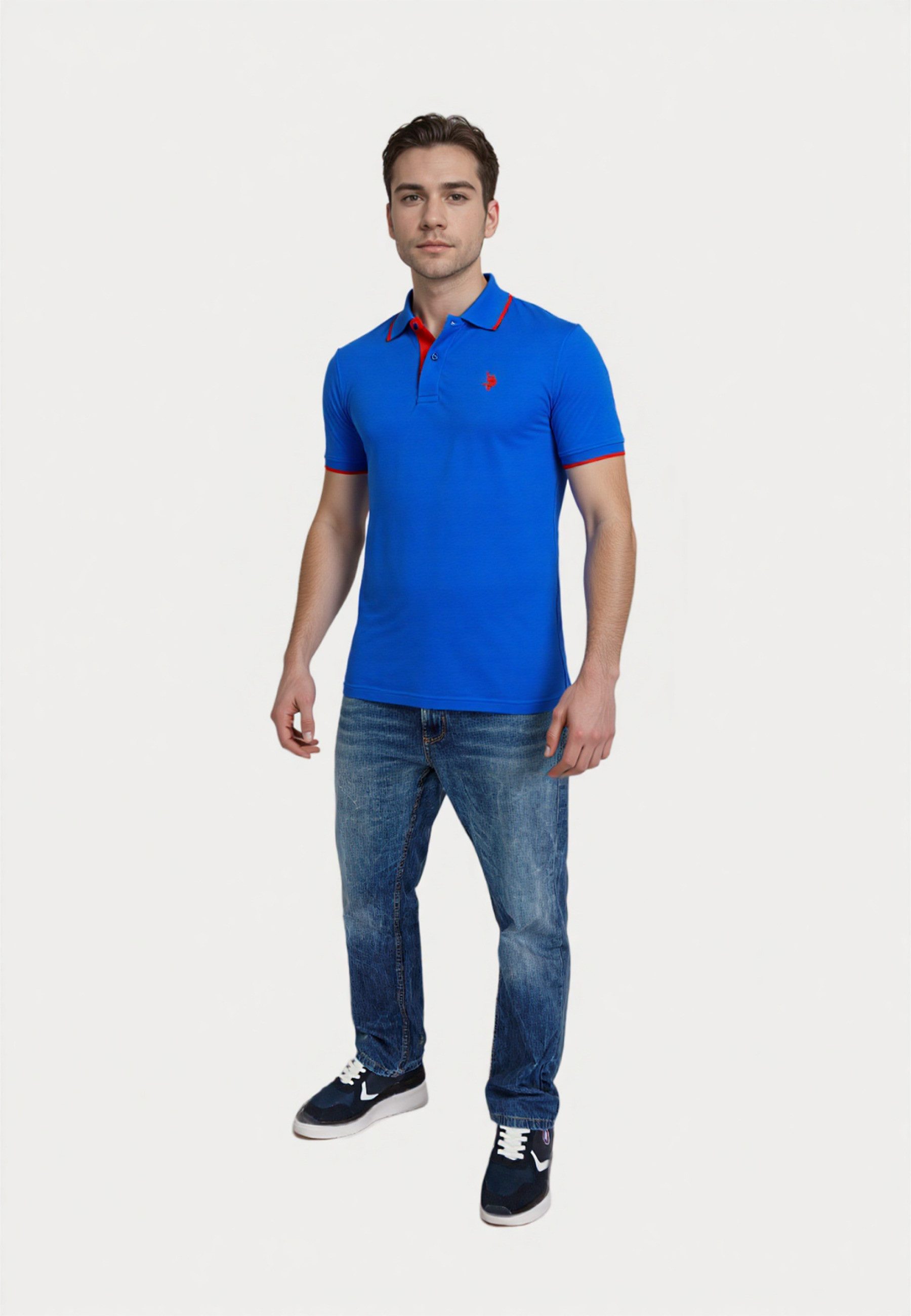 U.S. Polo Assn. Poloshirt Poloshirt Shortsleeve Fashion (1-tlg., 1)
