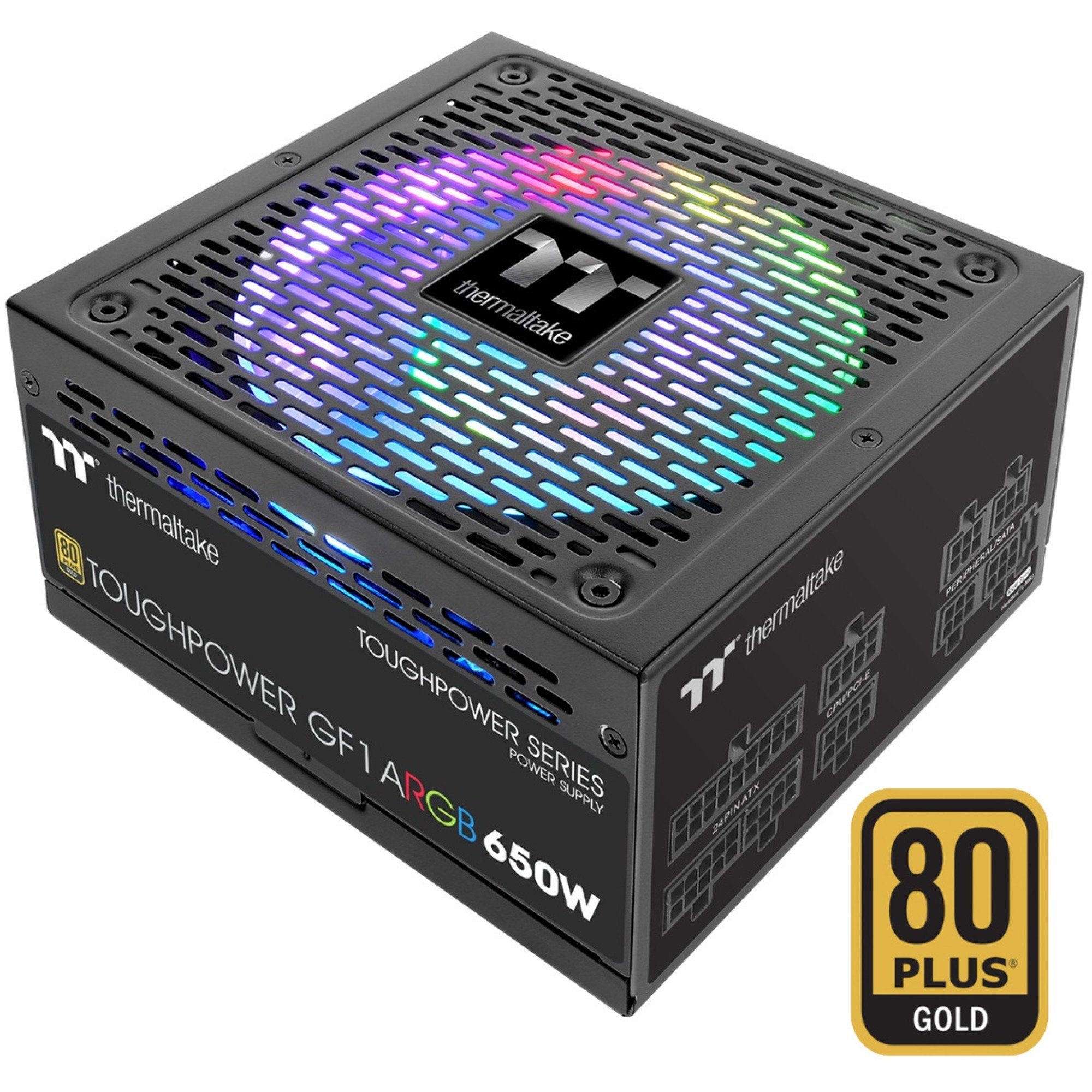Thermaltake Toughpower GF1 ARGB 650W, PC-Netzteil, PC-Netzteil