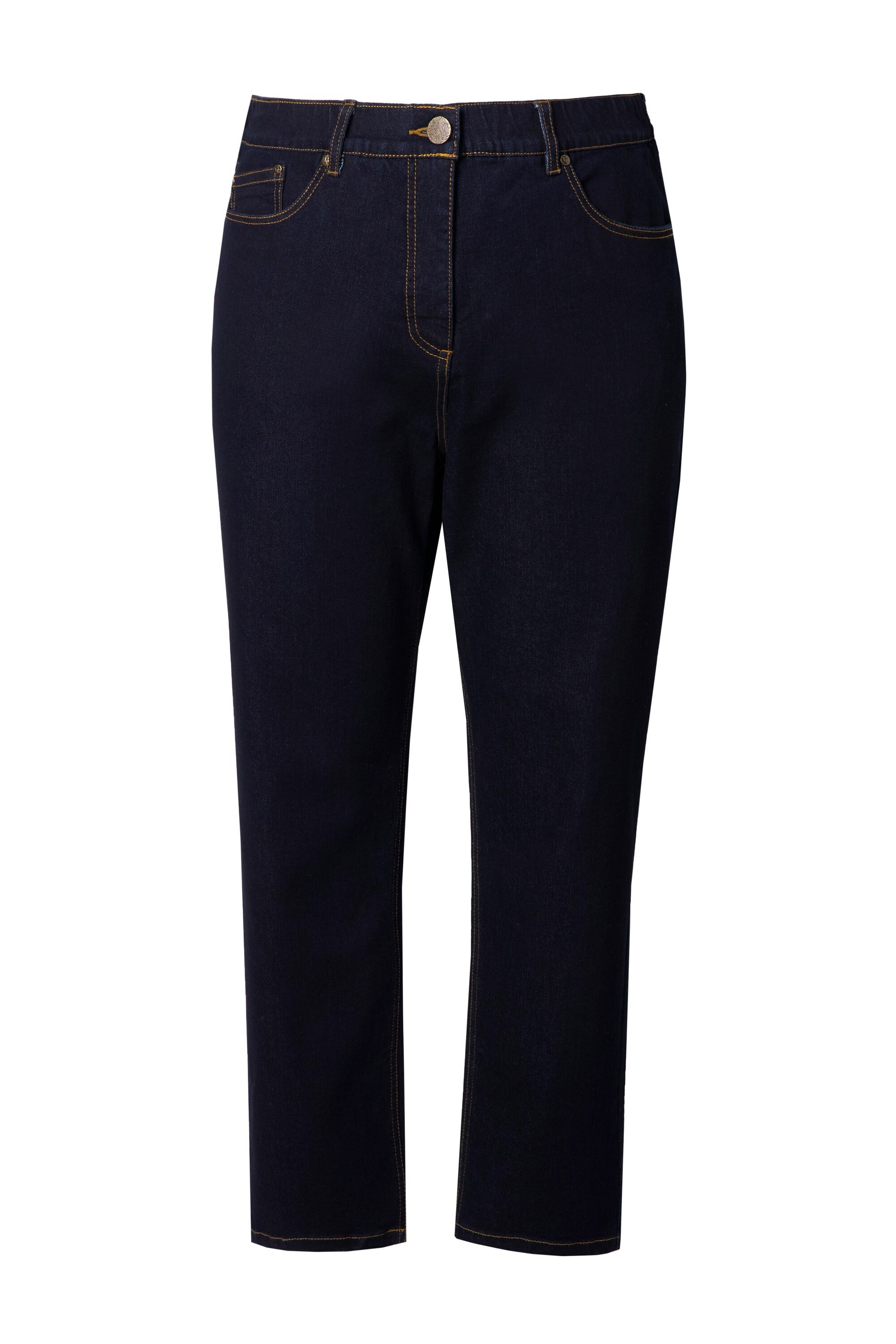 Ulla Popken Regular-fit-Jeans Mom-Jeans 5-Pocket-Hose Komfortbund günstig online kaufen