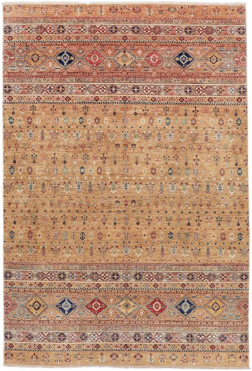 Orientteppich Arijana Shaal 245x360 Handgeknüpfter Orientteppich, Nain Trading, rechteckig, Höhe: 5 mm