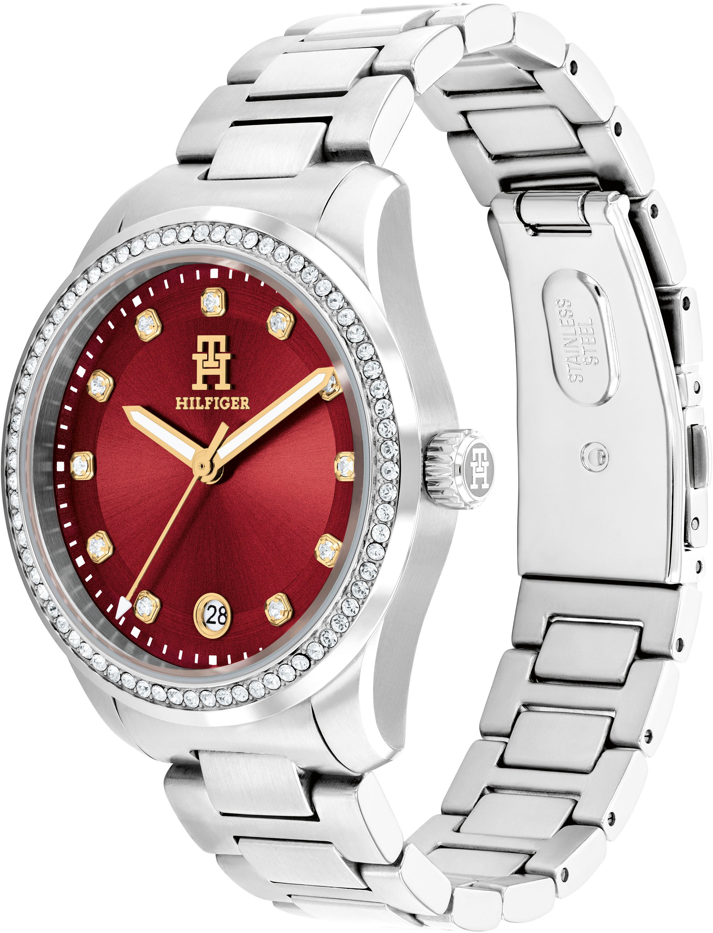 Tommy Hilfiger Quarzuhr TH85 CRYSTALS 1782794, günstig online kaufen