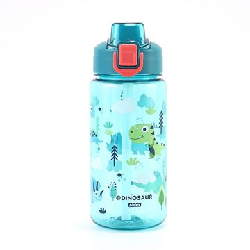 GelldG Trinkflasche Trinkflasche, mit auslaufsicherem Flip-Top-Deckel, wiederverwendbarem