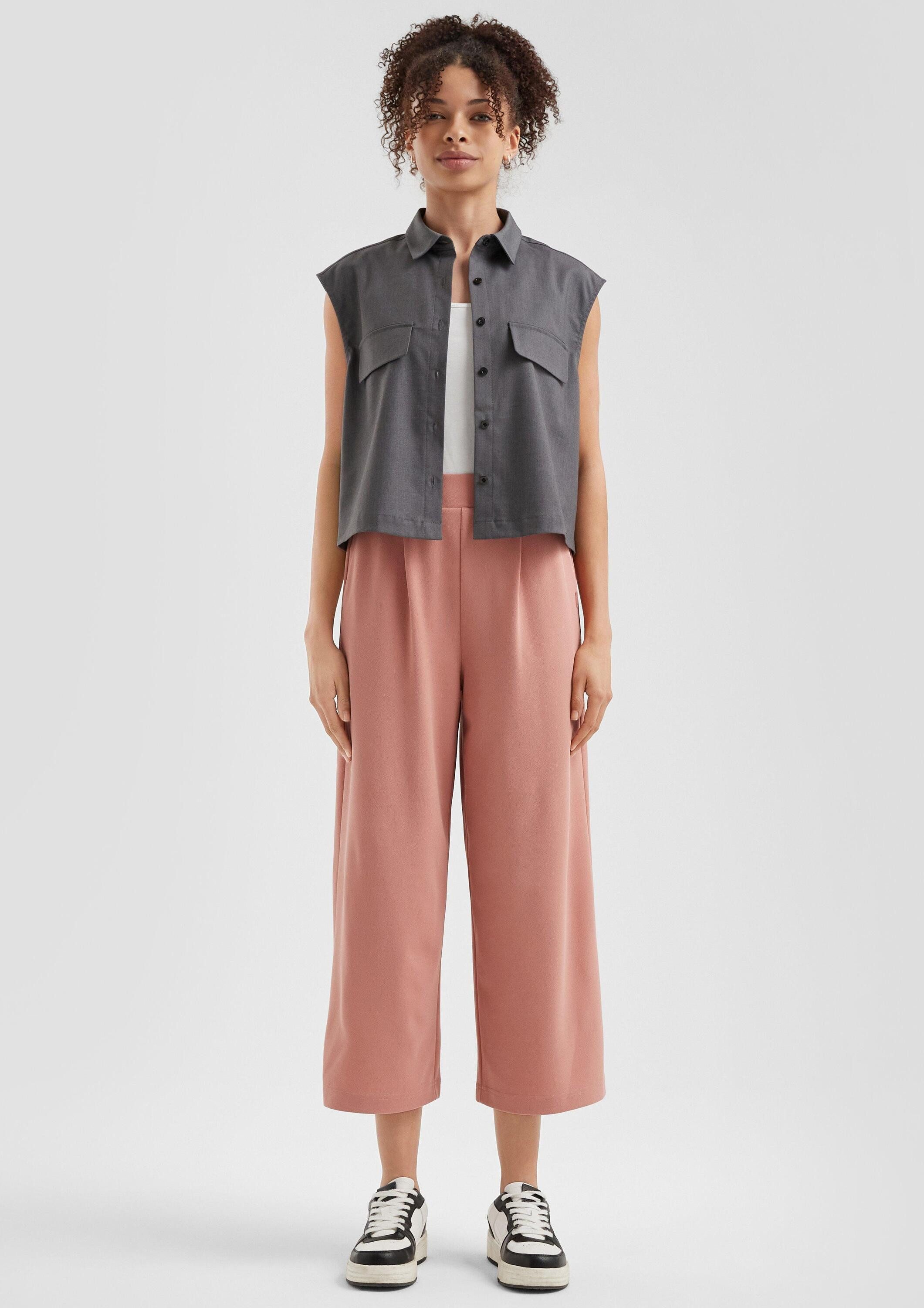 QS Culotte Hose Culotte aus Interlockjersey günstig online kaufen